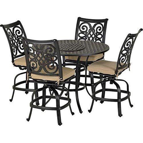 Patio Resort RCTWR48-VC3 Venice 5-Piece Counter Set