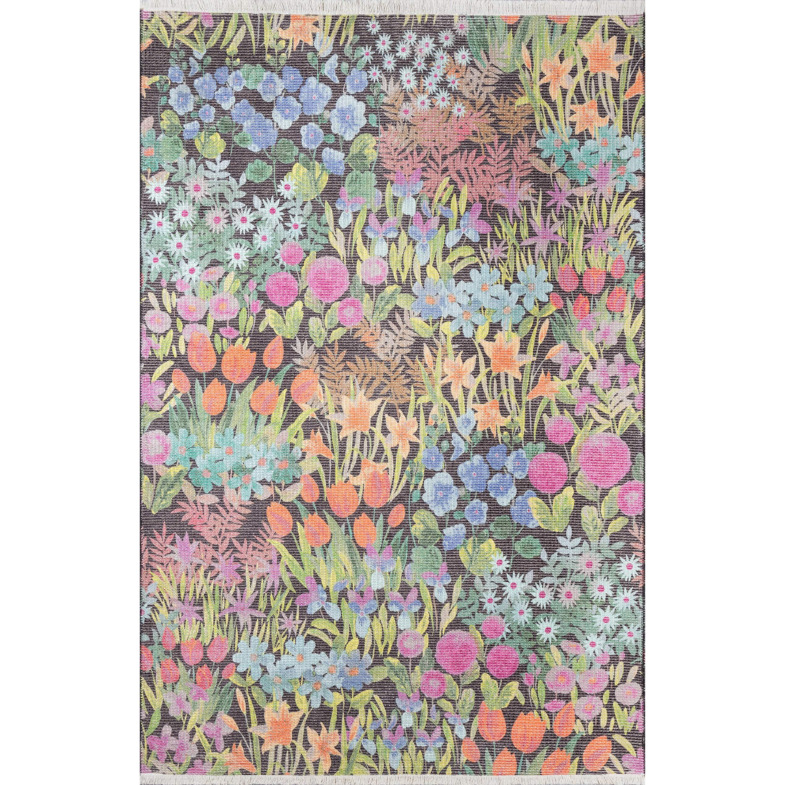 Momeni Helena Floral Multi Area Rug 8' X 10' (HEL-8)