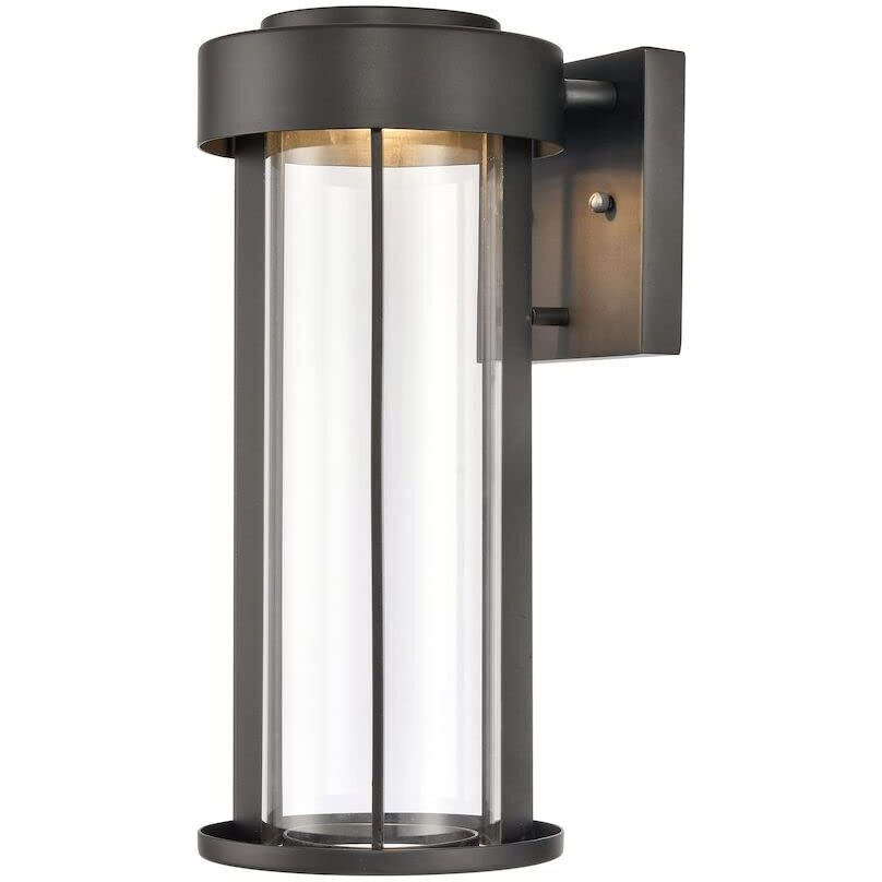 Elk Home 69630/LED Brillis 13.75'' High 1-Light Outdoor Sconce in Matte Black