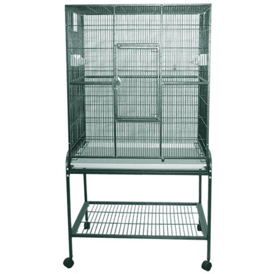 A&E Cage Co. Flight Cage & Stand, 32 x21 , Green