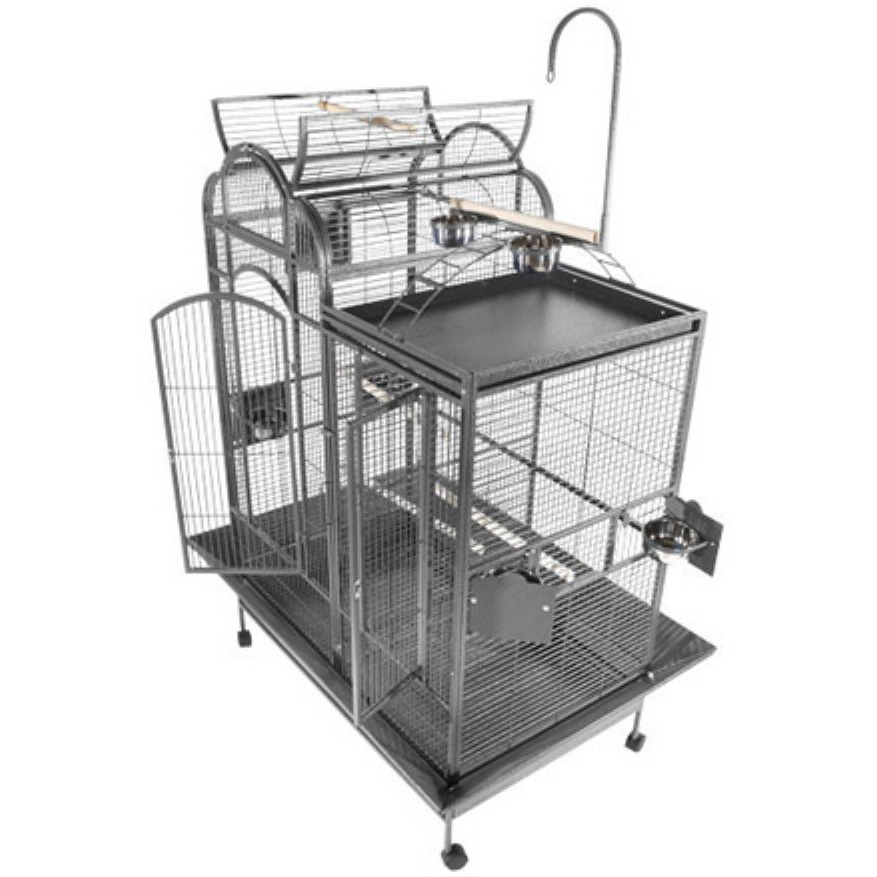 A&E Cage PC-4226D Platinum Split Level House Bird Cage, 42  x 26