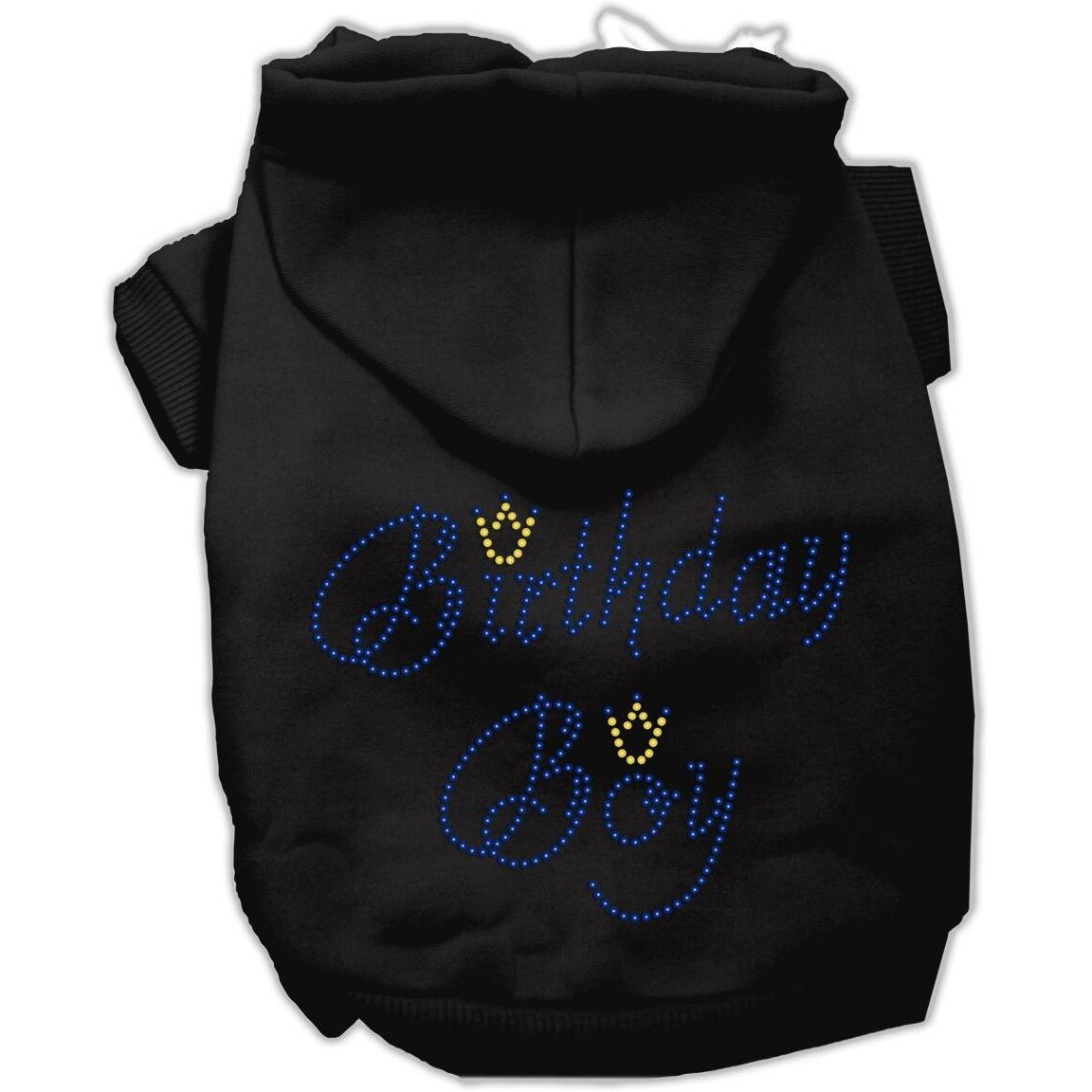 Mirage Pet Product Birthday Boy Hoodies Black S (10)