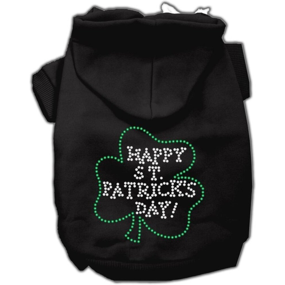 Mirage Pet Products Happy St. Patrick's Day Hoodies Black M (12)