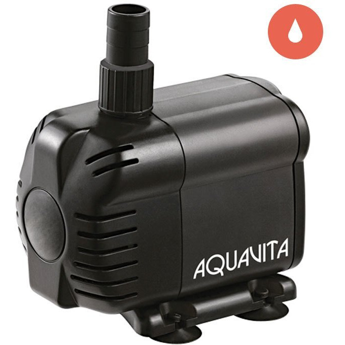 AquaVita 792 Hydroponic Grow Plant Care Submersible/In-Line Aquarium Tank Water Pump