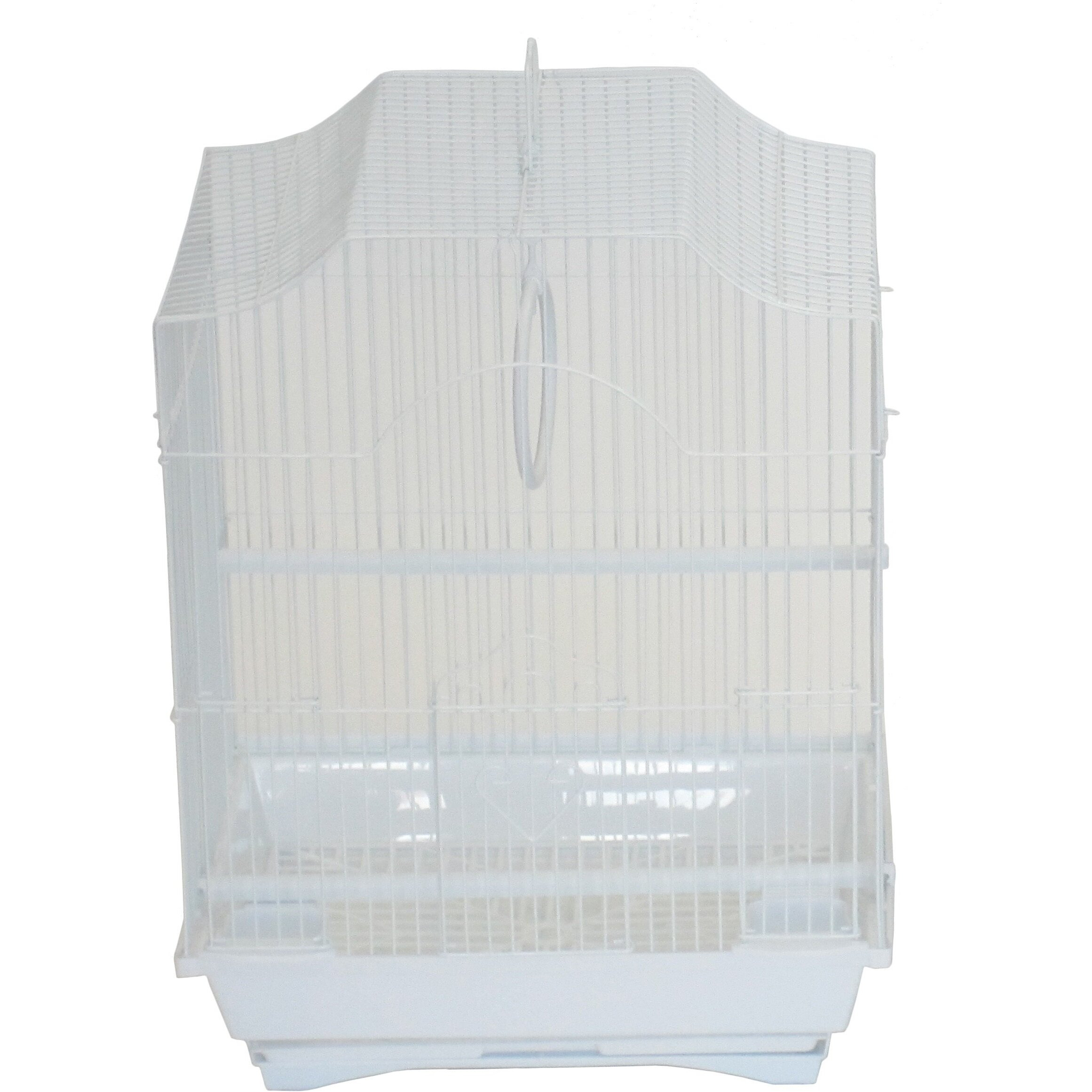 YML A1134WHT Cornerless Flat Top Cage, Small