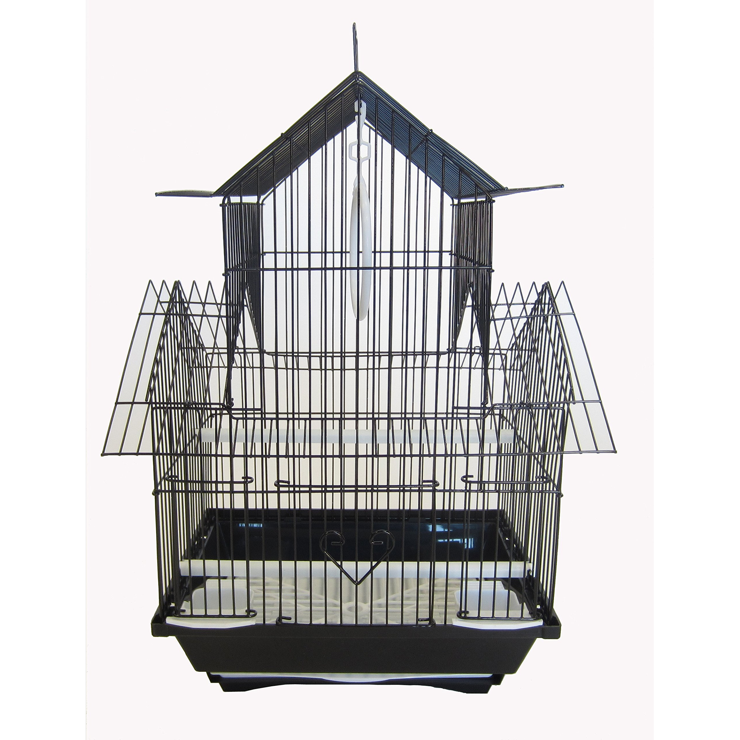 YML A1144BLK Pagoda Top Cage, Small