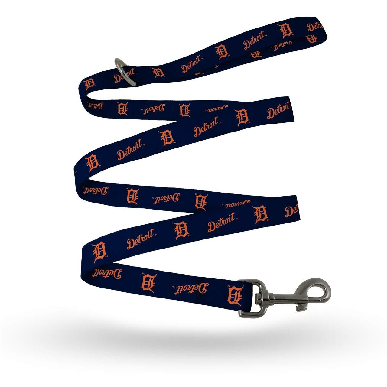 Rico Industries MLB Detroit Tigers Pet LeashPet Leash Size S/M, Team Colors, Size S/M