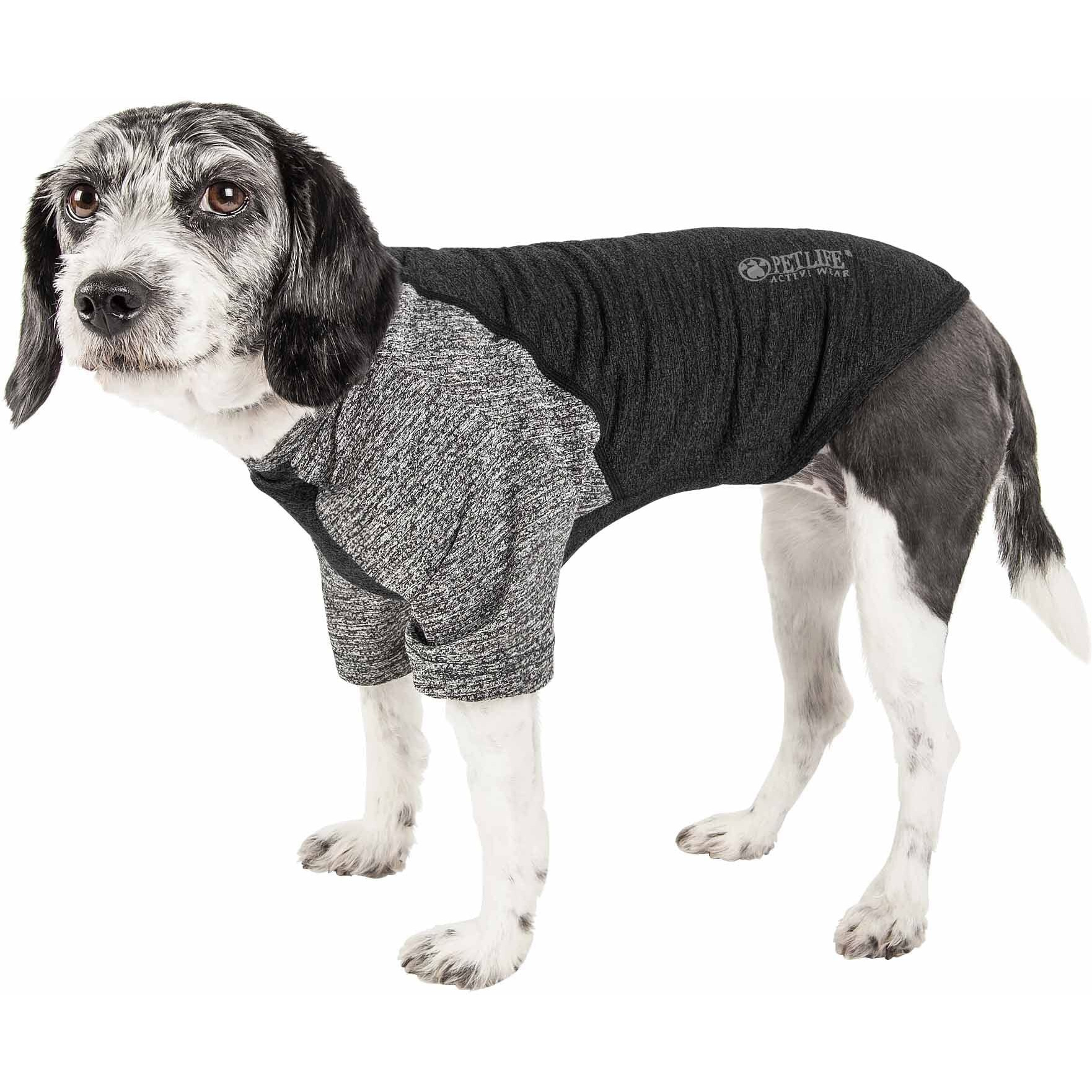 Pet Life  Active 'Hybreed' 4-Way Stretch Two-Toned Performance Dog T-Shirt