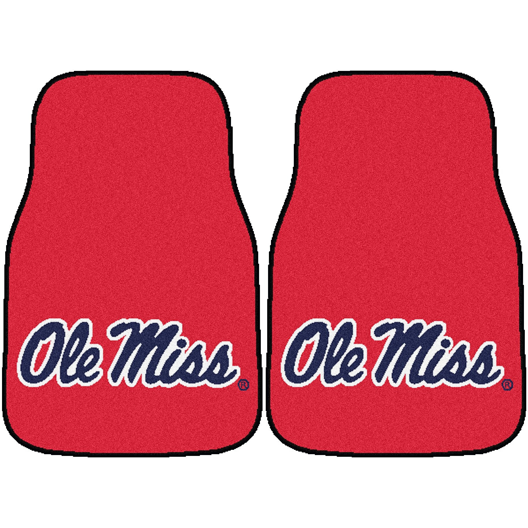 Fanmats Mississippi Rebels Carpeted Car Mats