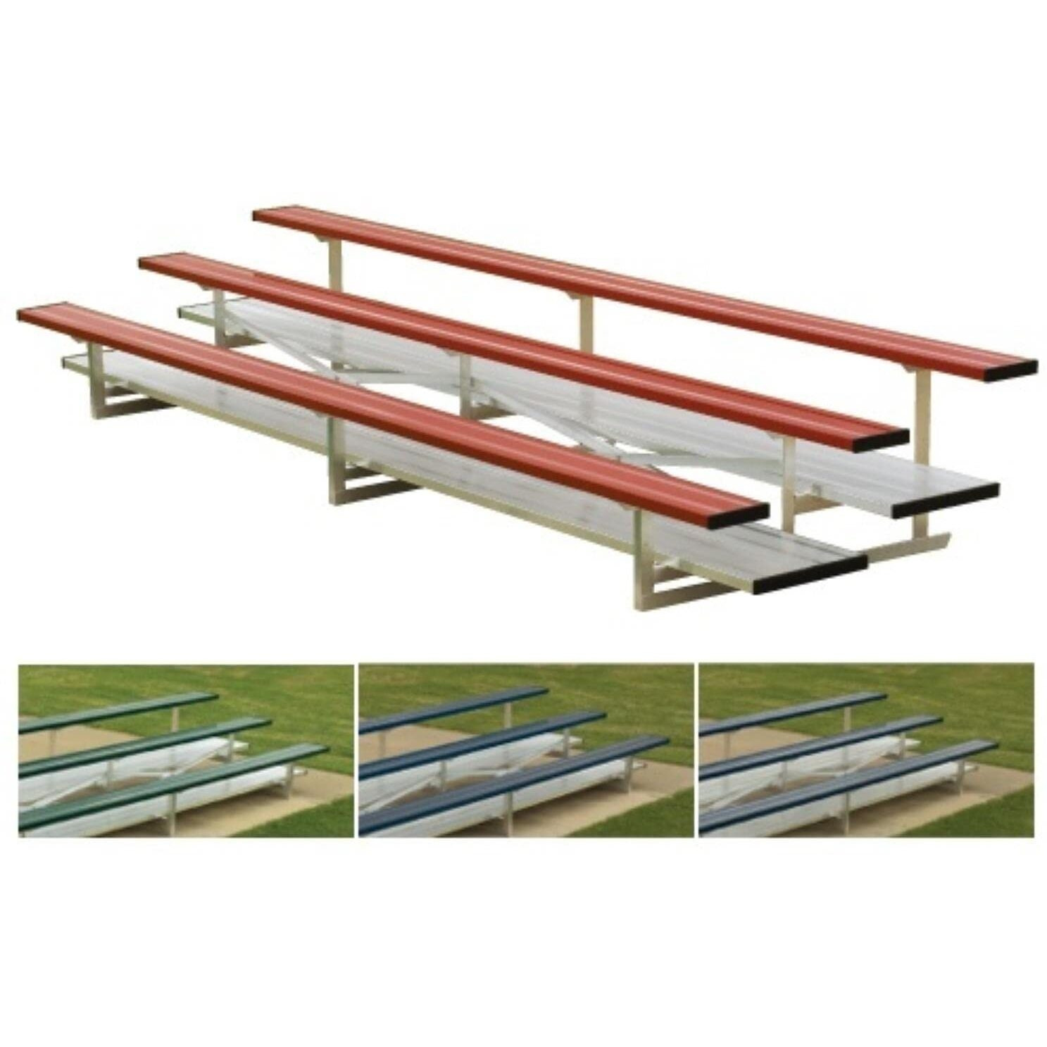 3 Row 21' Powder Coated Bleachers (EA)