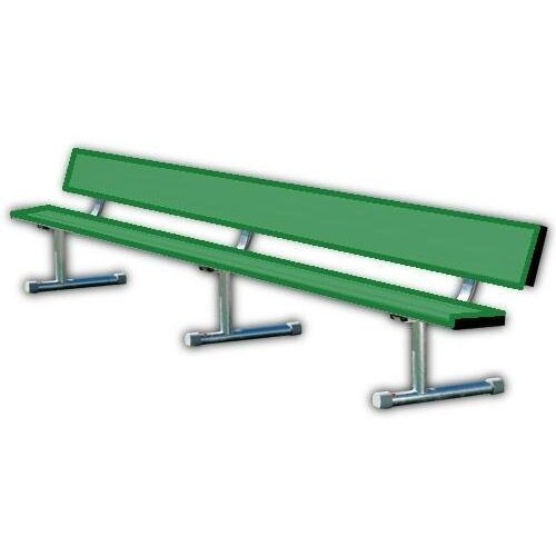 15' Portable Bench /back (colored) (EA)