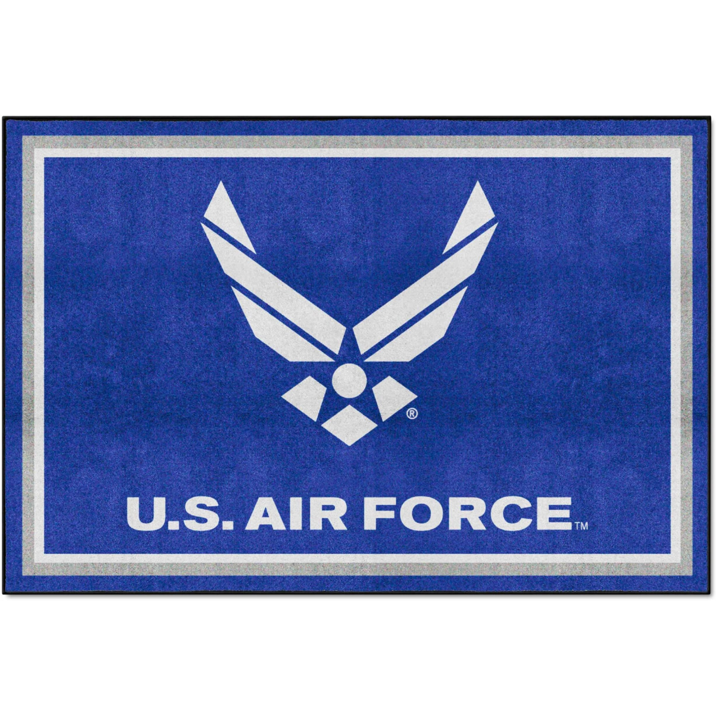 Fanmats 7187 US Air Force 5' x 8' Nylon Rug