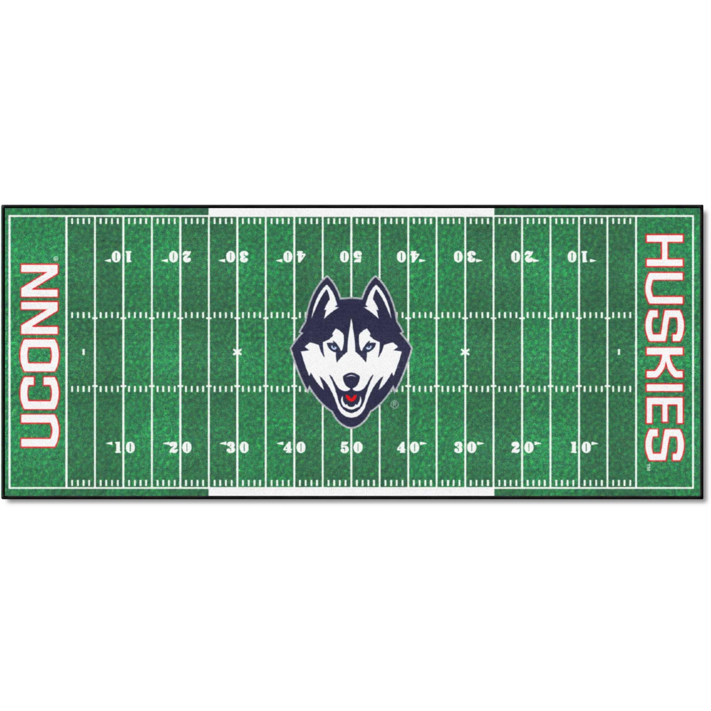 FANMATS 7564 NCAA - UConn Huskies Field Runner Rug - 30in. x 72in.