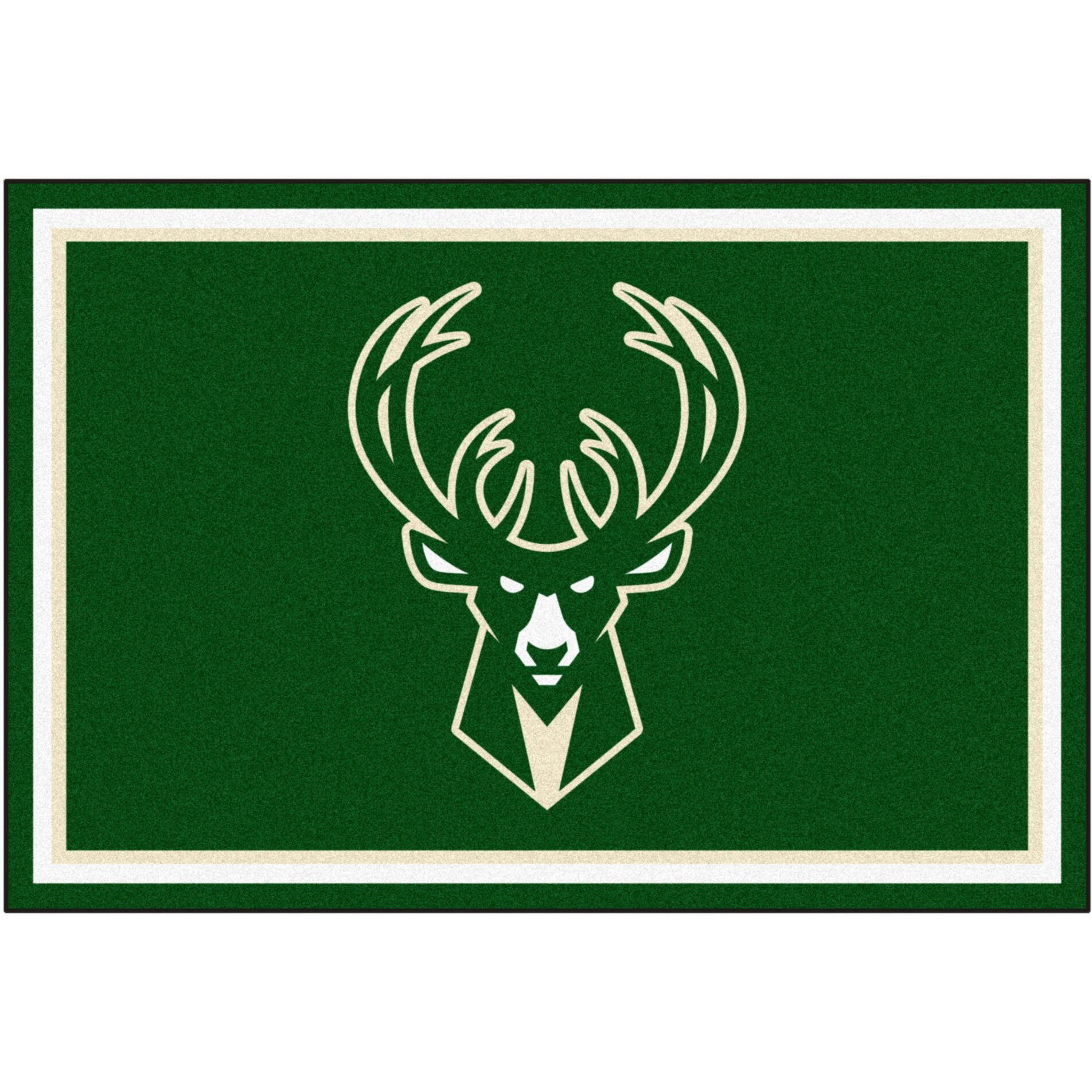 Fanmats NBA - Milwaukee Bucks 5 x 8 Rug