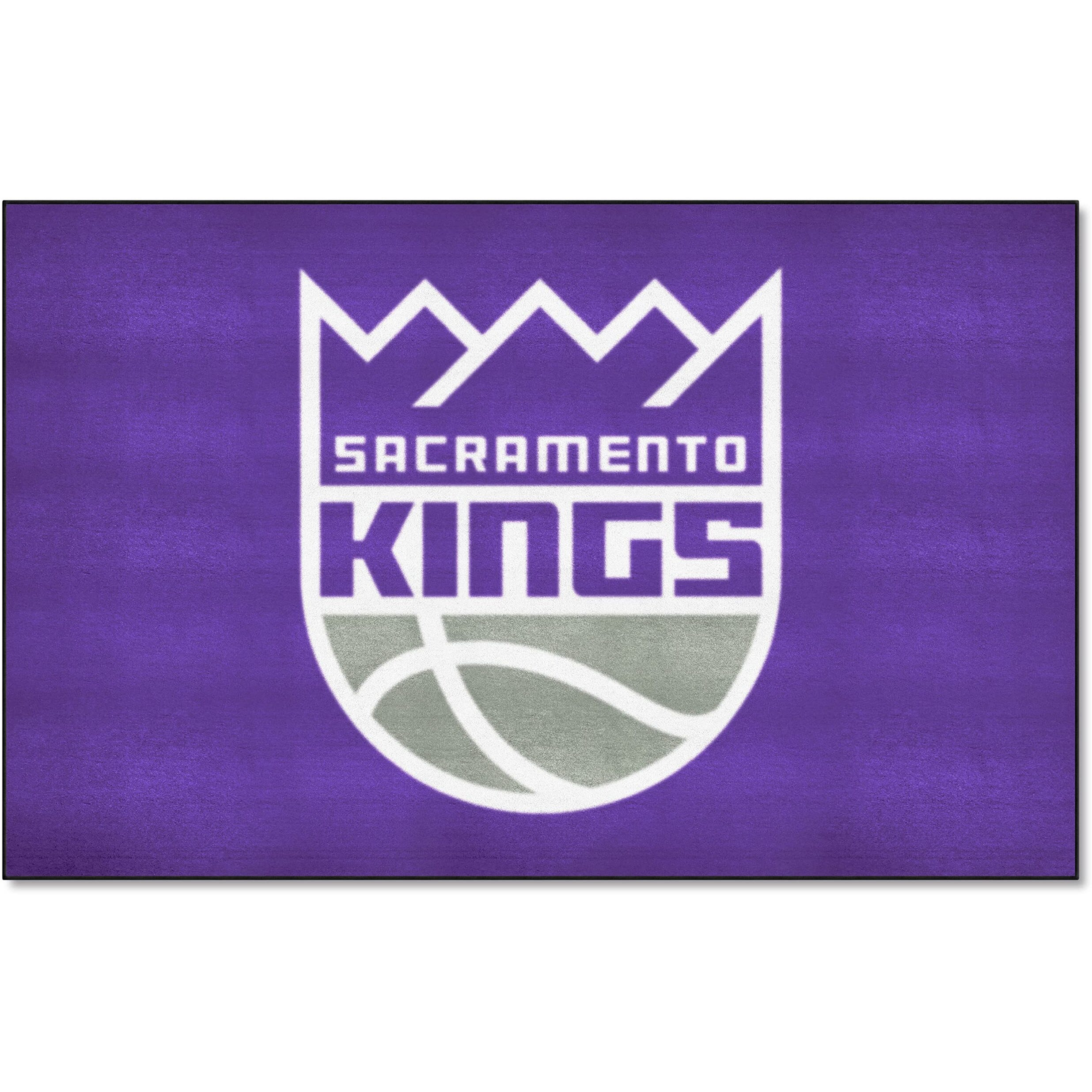 FANMATS 9396 Sacramento Kings Ulti-Mat Rug - 5ft. x 8ft. | Sports Fan Area Rug, Home Decor Rug and Tailgating Mat