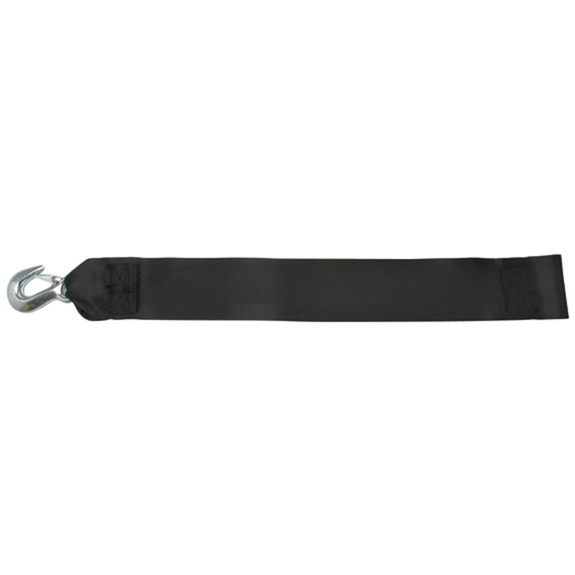 BoatBuckle Winch Strap ith Loop End, Black, 3-Inch x 25-Feet