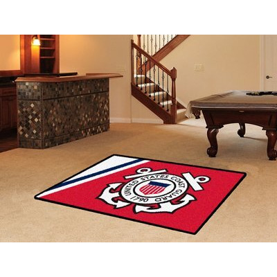 Fanmats 9553 US Coast Guard Nylon Rug