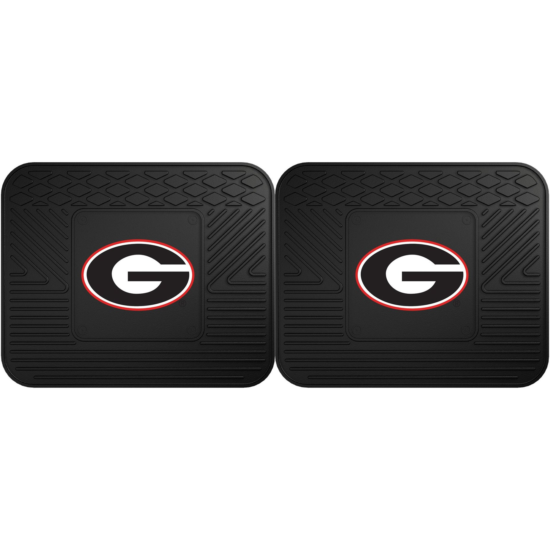 Georgia Bulldogs 14  x 17  Utility Mat (Set of 2)