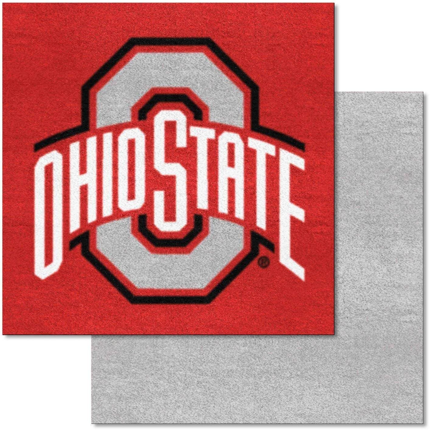 Ohio State University Team Carpet Tiles - 45 Sq Ft.