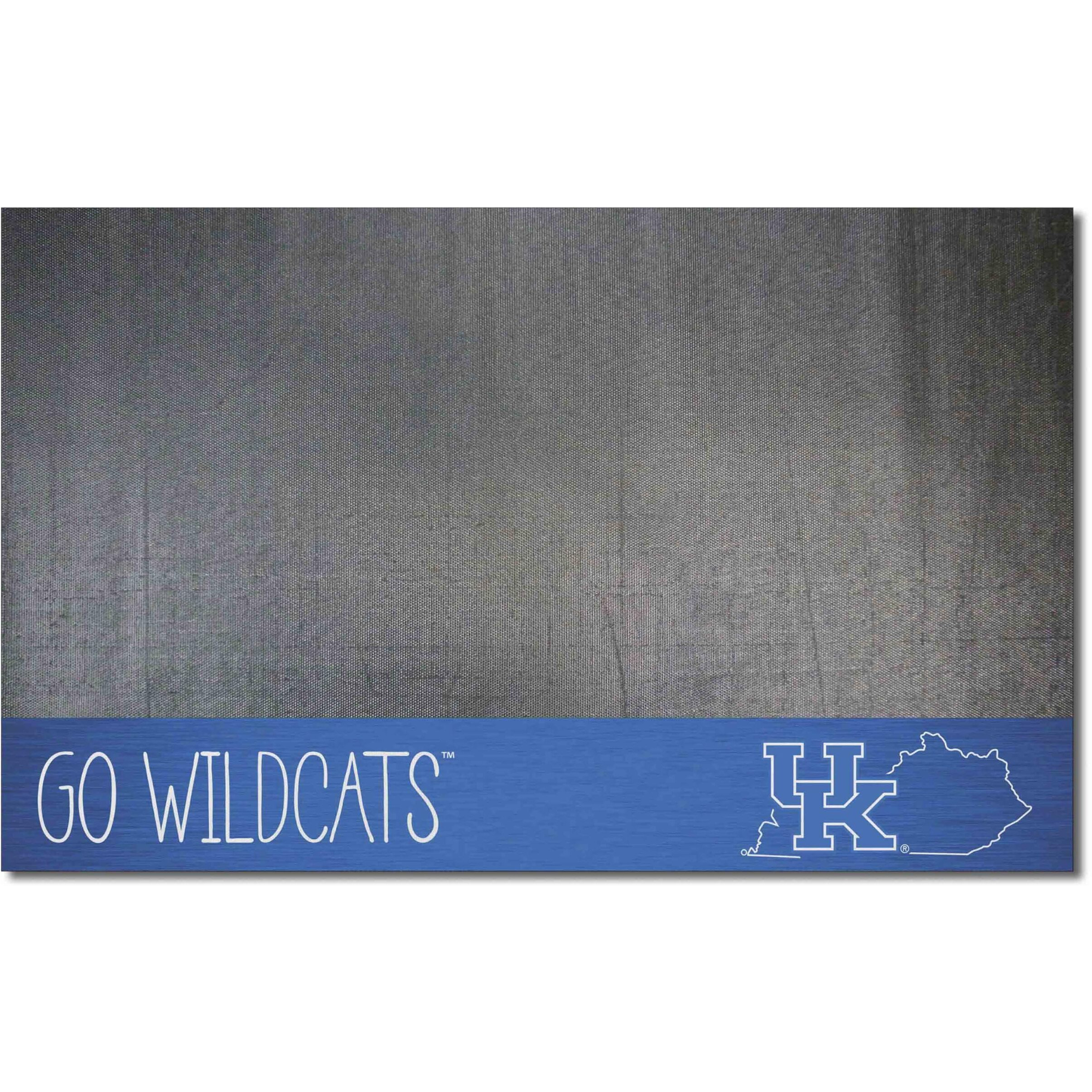 FANMATS 21138 Kentucky Wildcats Southern Style Vinyl Grill Mat - 26in. x 42in. - Deck Patio Protective Mat | Oil, flame, and UV resistant