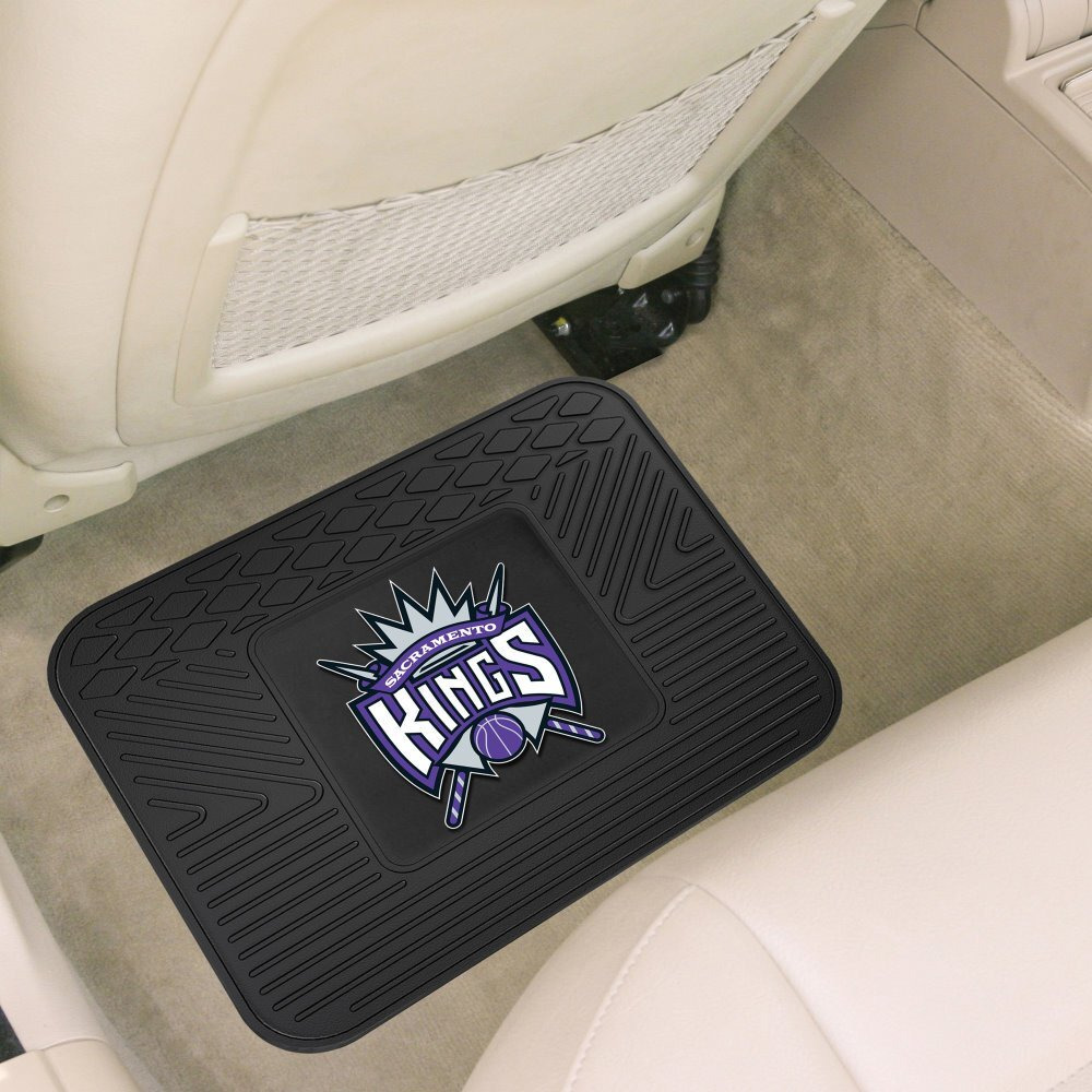 Fan Mats 10005 NBA - Sacramento Kings 14  x 17  Vinyl Utility Mats Package of 2 Mats