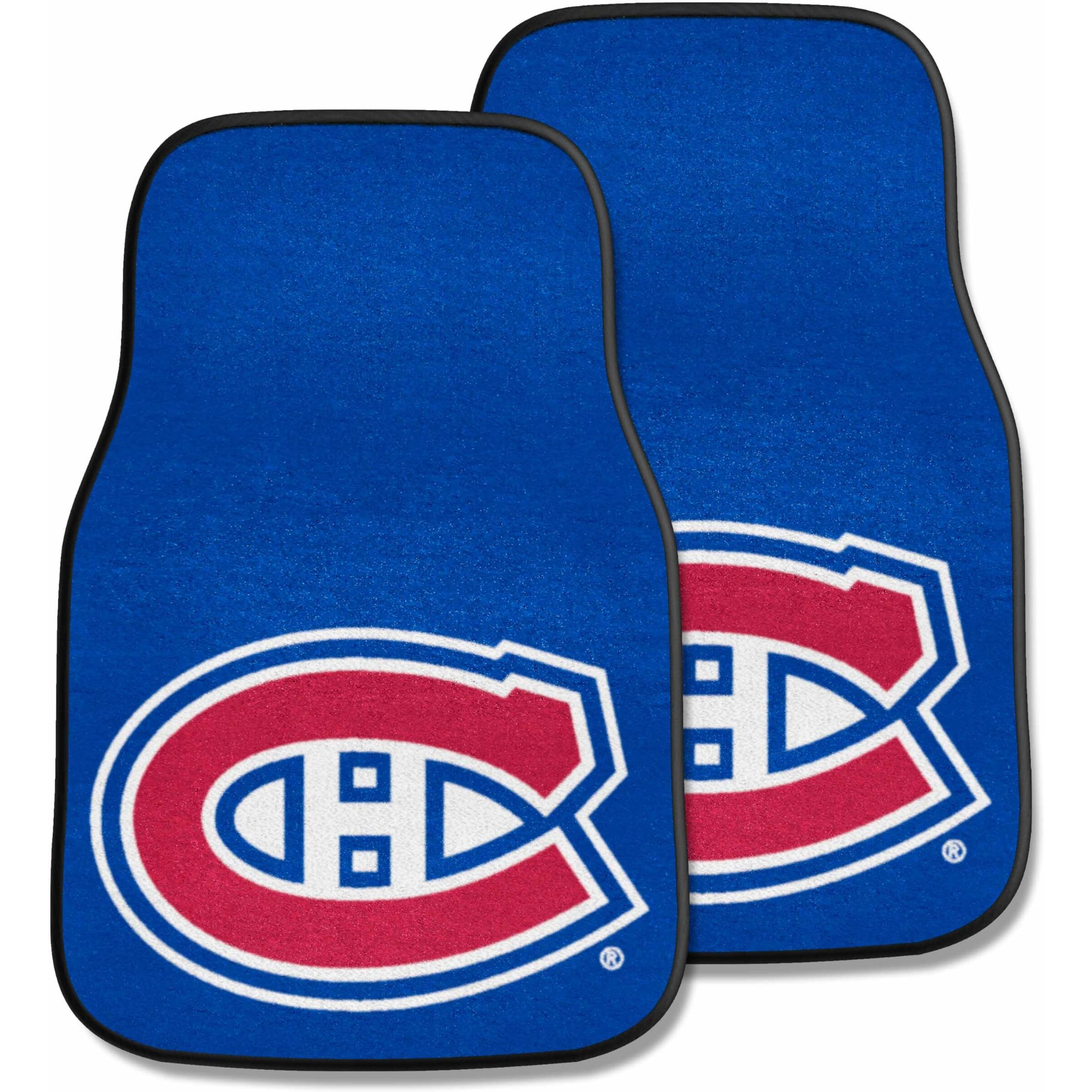 Fanmats 10406 NHL Montreal Canadiens Front Row Nylon Carpet Car Mat - 2 Piece