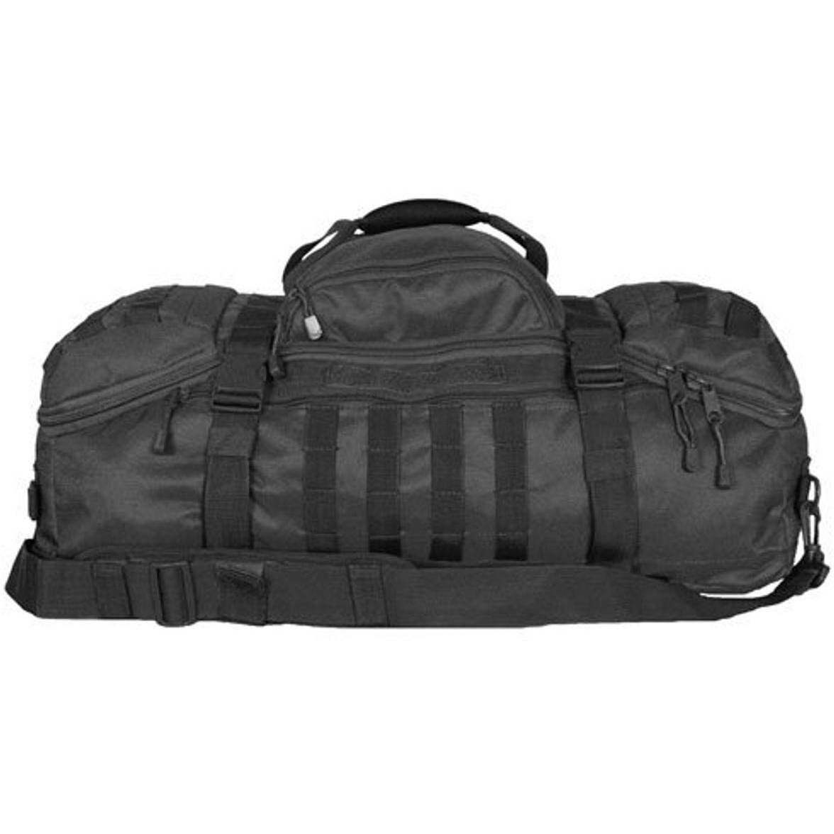 Fox Outdoor Products 3-in-1 Recon Gear Bag, Black 26  x 13  x 9