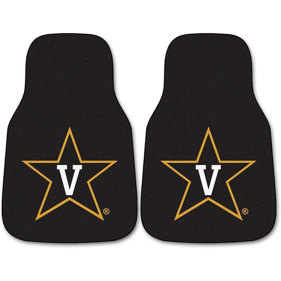 Vanderbilt Commodores 2-pc Carpet Car Mat Set