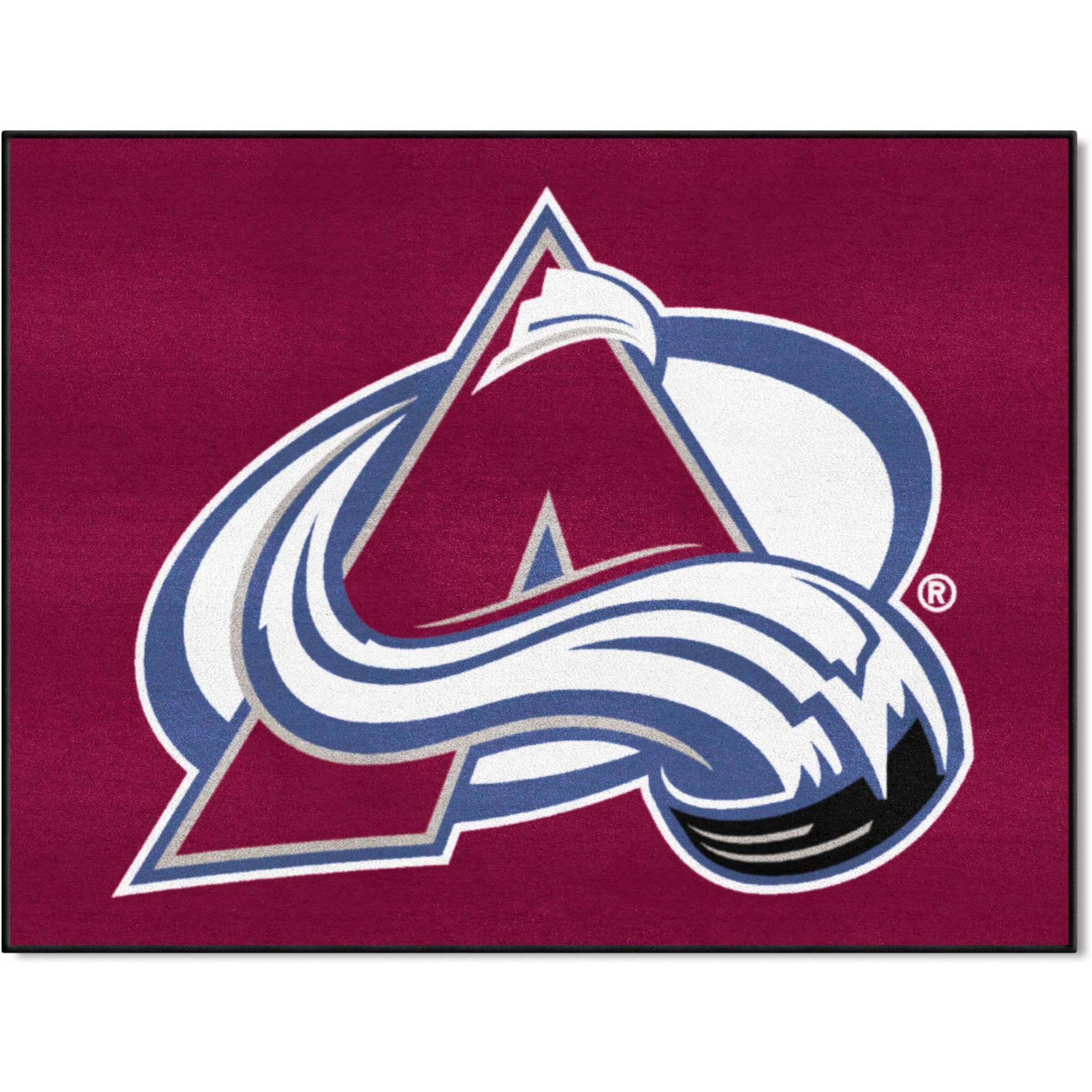 FANMATS 10613 NHL - Colorado Avalanche All-Star Mat | Burgandy | 33.75 x42.5  | A Primary Logo