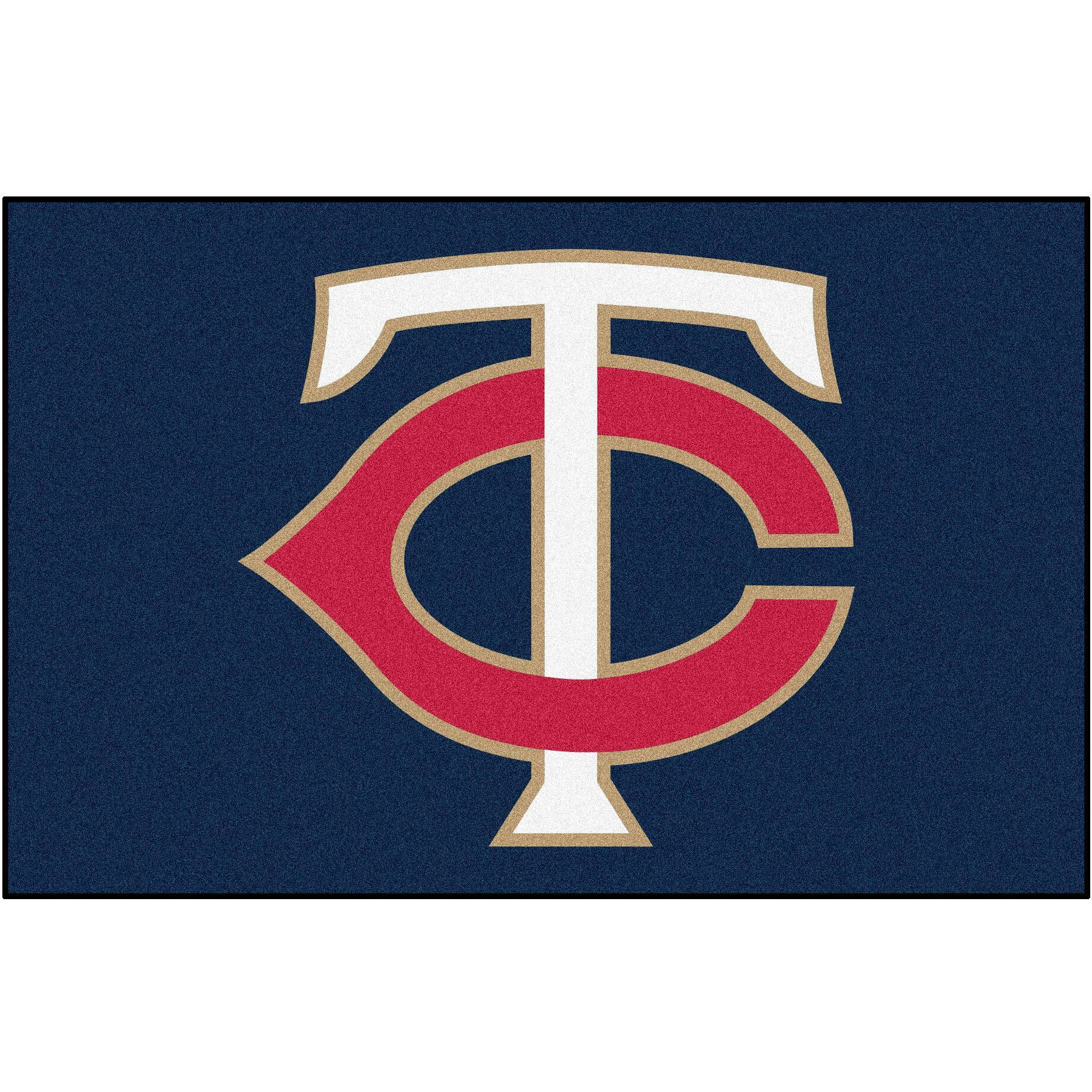 Fan Mats 6396 MLB - Minnesota Twins 19  x 30  Starter Series Area Rug / Mat