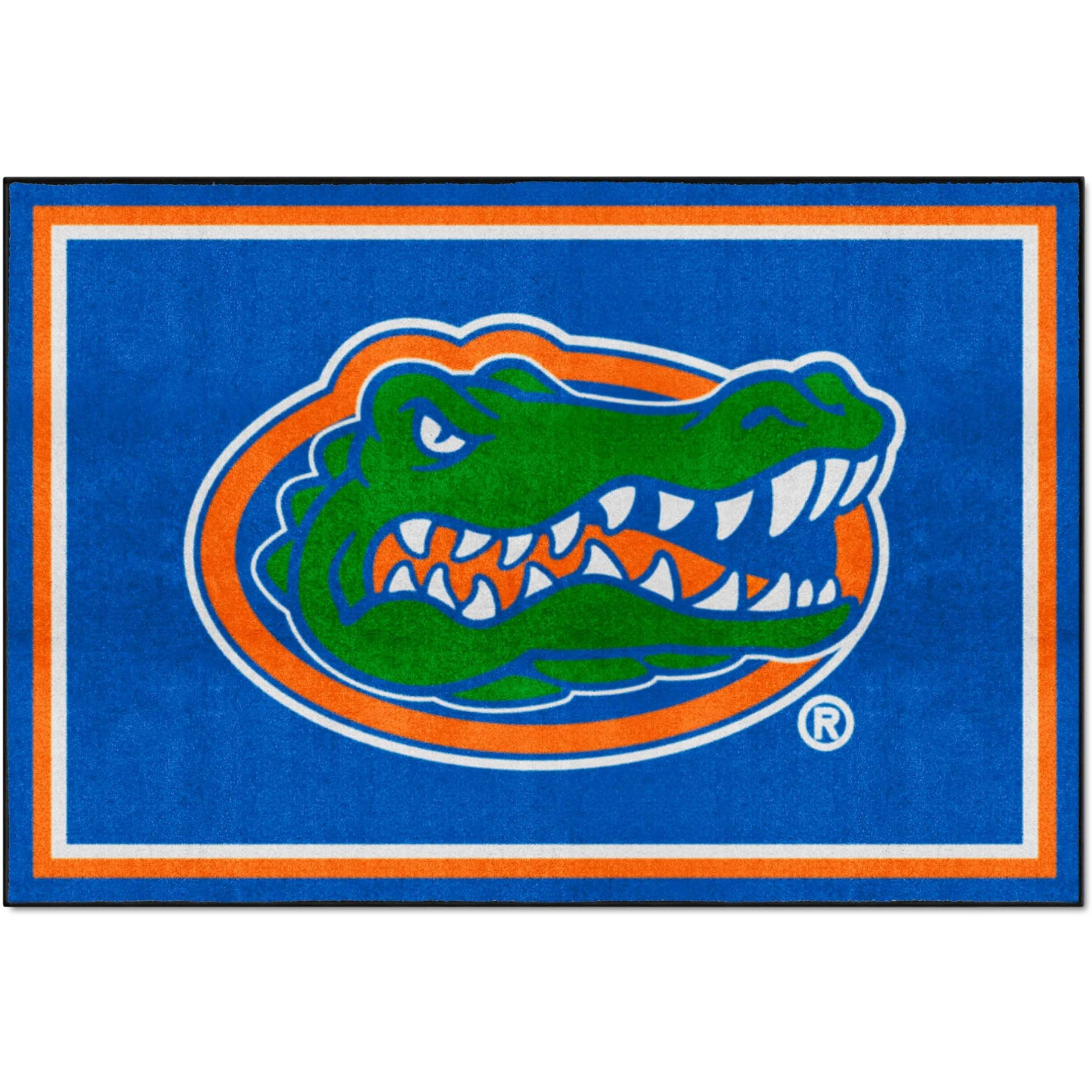 FANMATS - 6310 NCAA University of Florida Gators Nylon Face 5X8 Plush Rug 60 x92