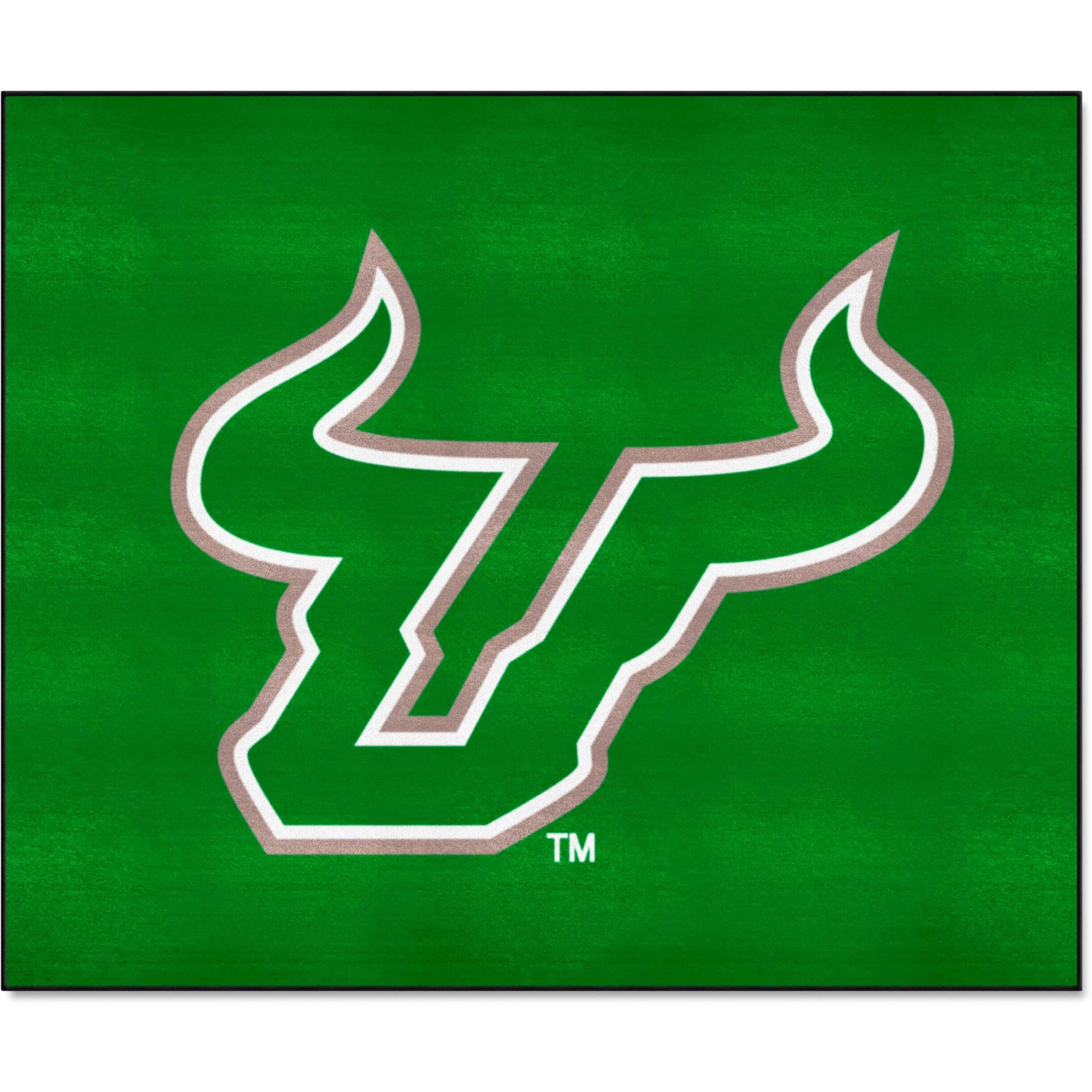 FANMATS 542 South Florida Bulls Tailgater Rug - 5ft. x 6ft. Sports Fan Area Rug, Home Decor Rug and Tailgating Mat