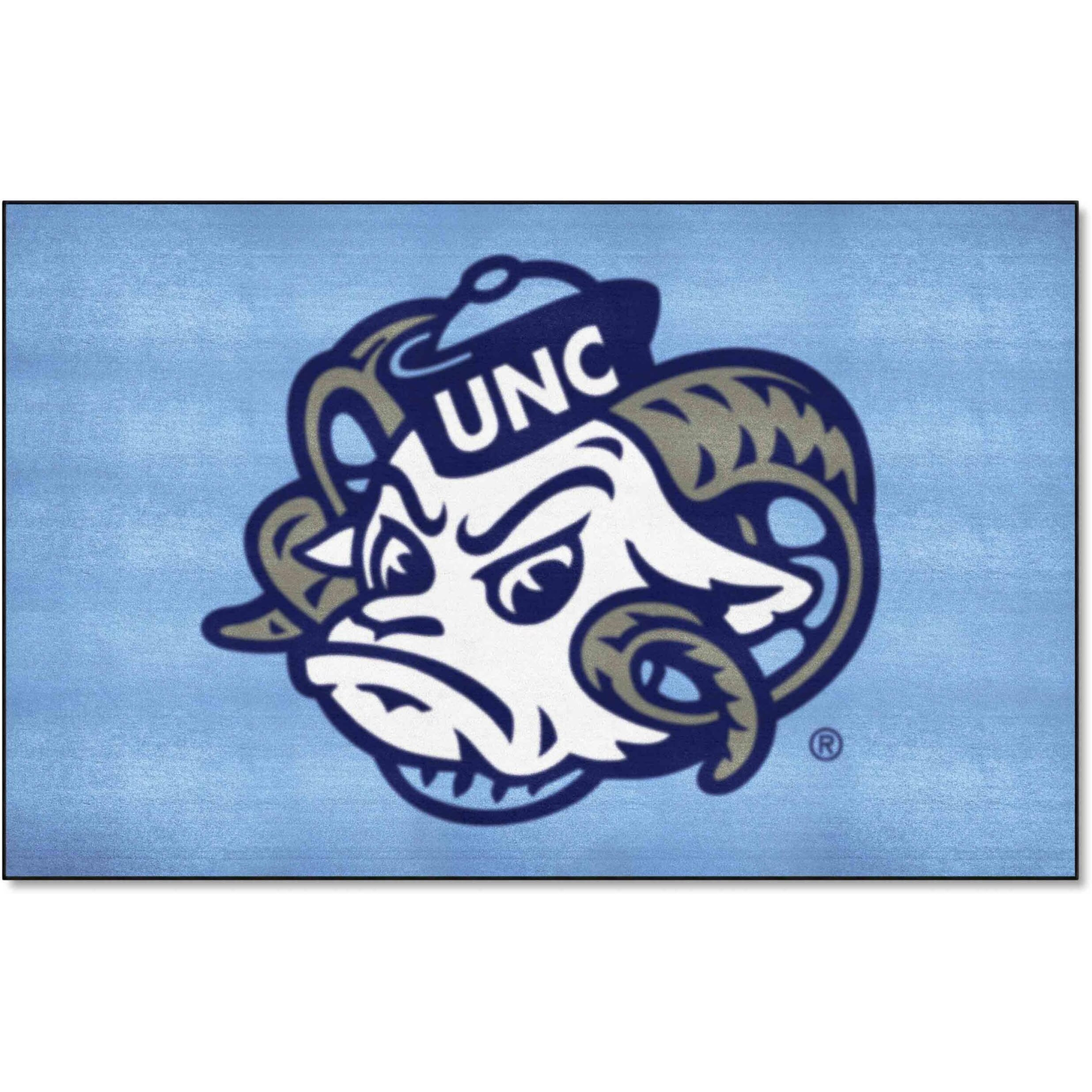 FANMATS 2401 North Carolina Tar Heels Ulti-Mat Rug - 5ft. x 8ft. | Sports Fan Area Rug, Home Decor Rug and Tailgating Mat -  Ram  Logo