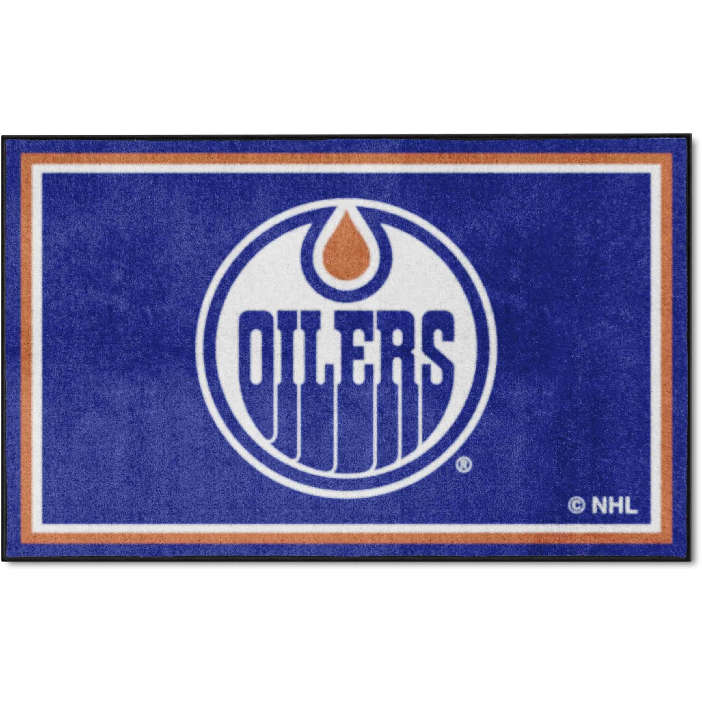 Fanmats 10392 NHL Edmonton Oilers Nylon Rug