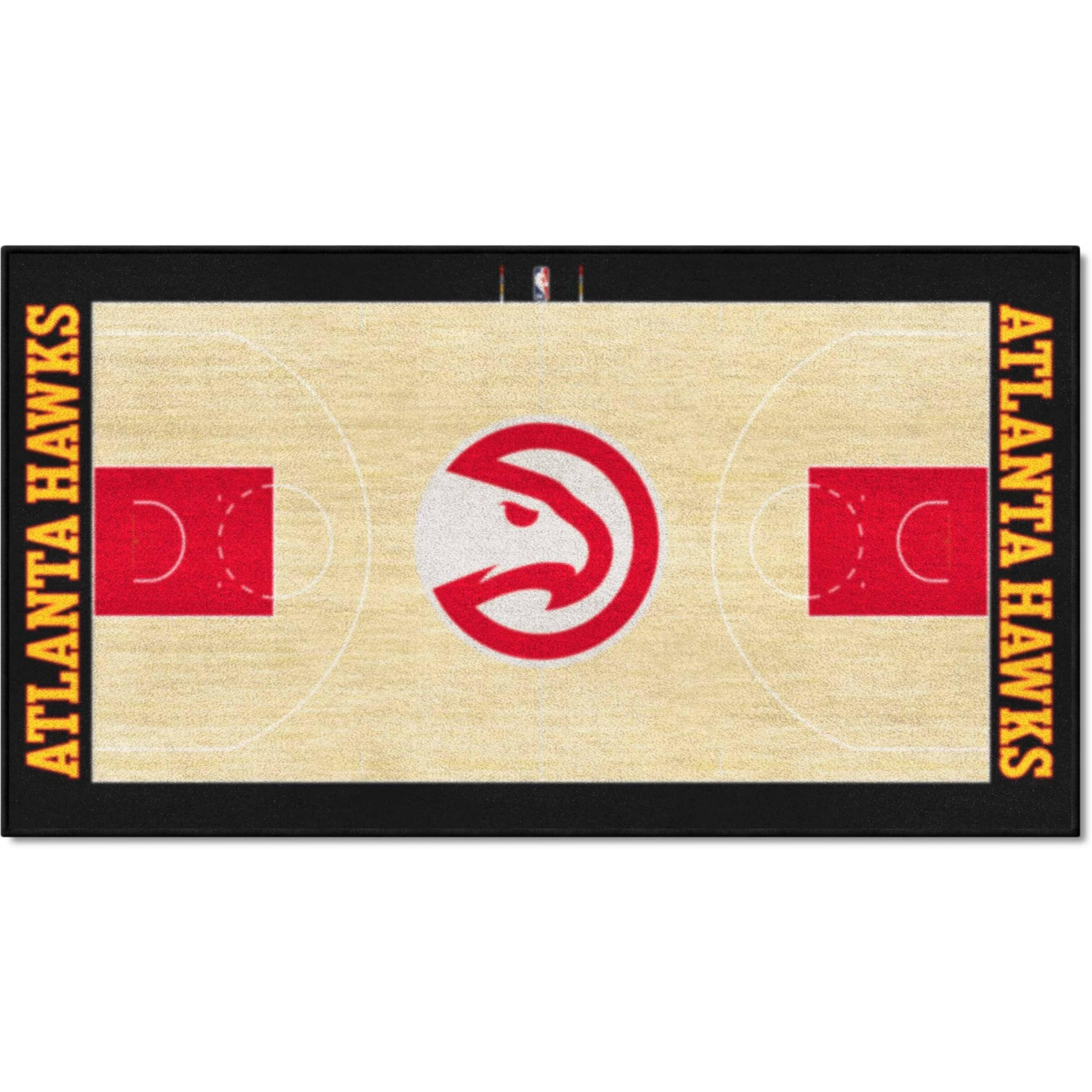 FANMATS NBA Atlanta Hawks Nylon Face NBA Court Runner-Small , 24x44