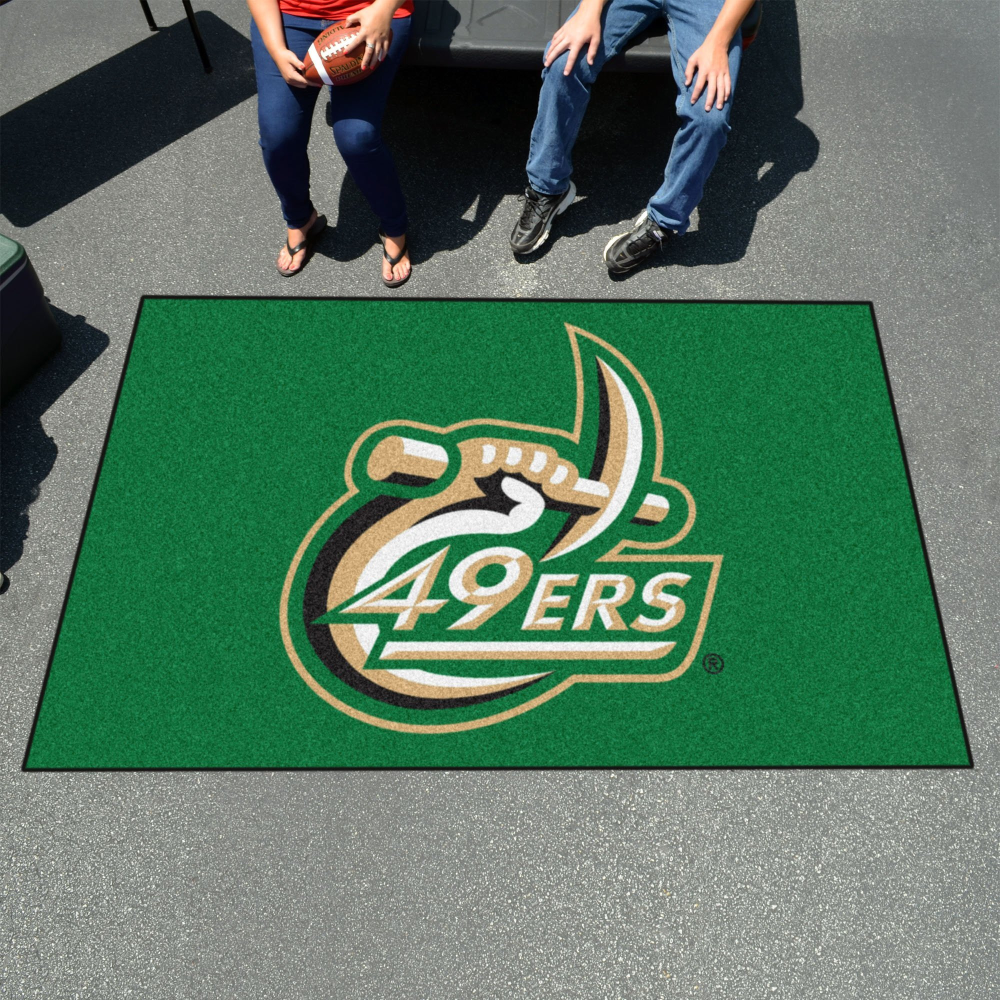 FANMATS 4794 Charlotte 49ers Ulti-Mat Rug - 5ft. x 8ft. | Sports Fan Area Rug, Home Decor Rug and Tailgating Mat