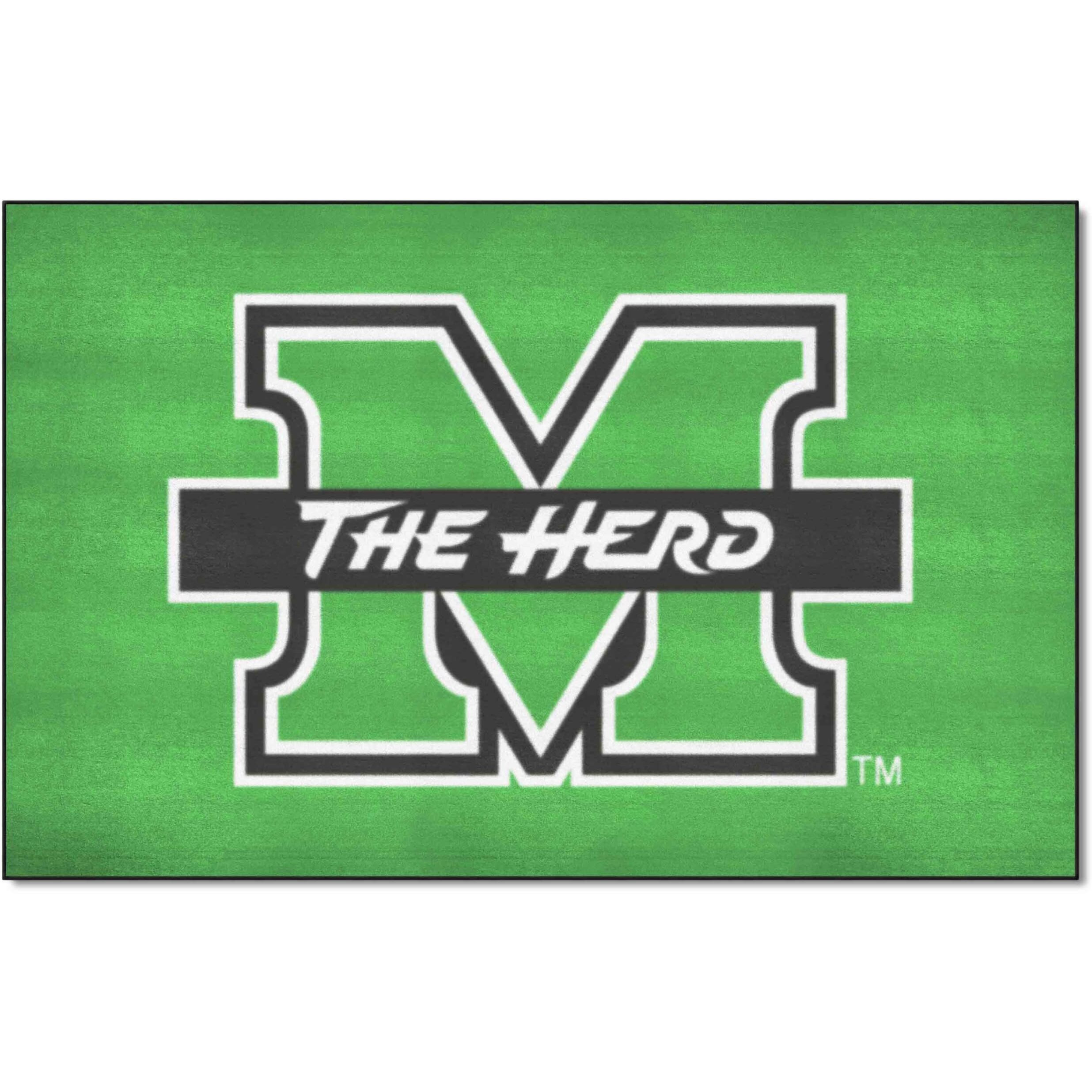 FANMATS 3915 Marshall Thundering Herd Ulti-Mat Rug - 5ft. x 8ft. | Sports Fan Area Rug, Home Decor Rug and Tailgating Mat