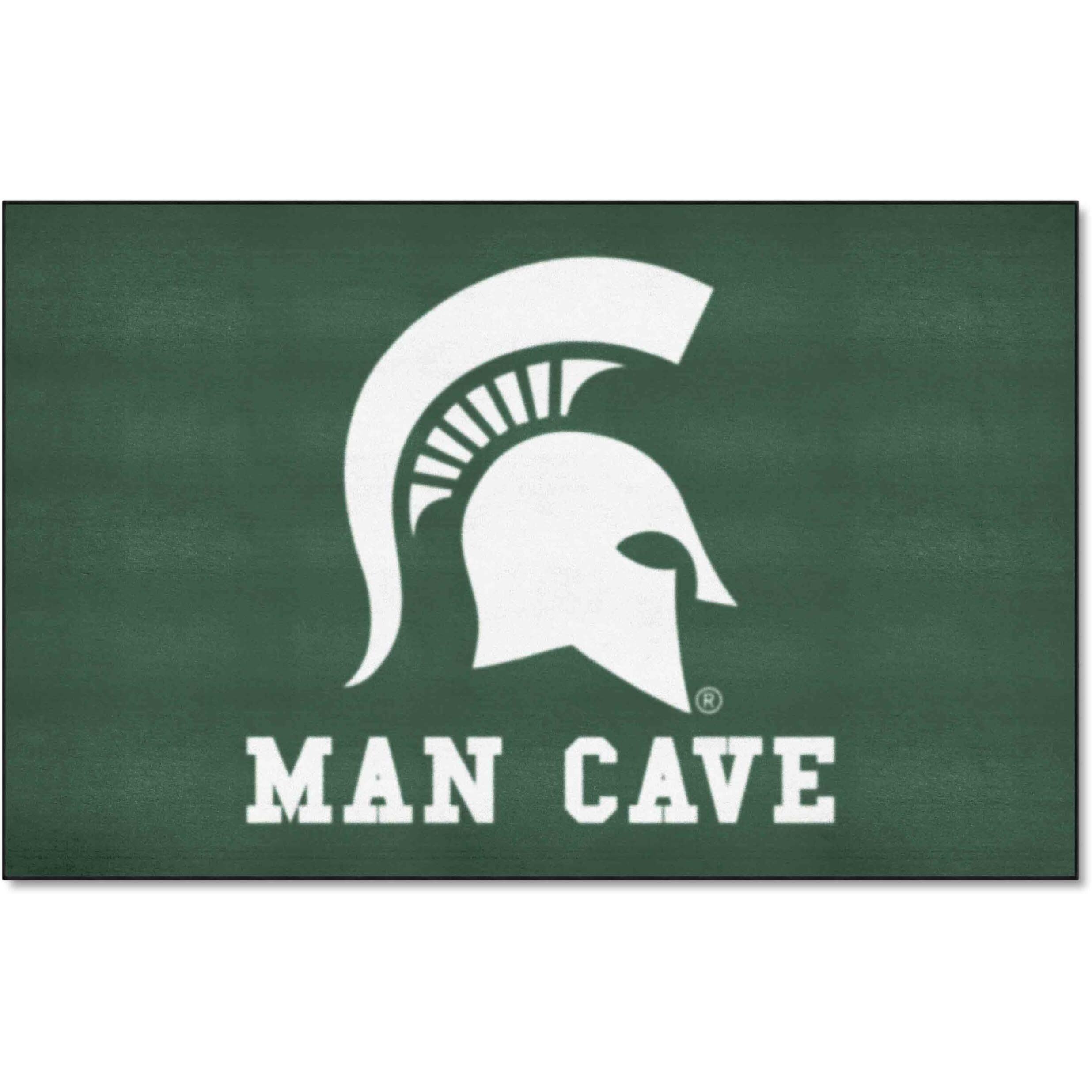 FANMATS 14570 Michigan State Spartans Man Cave Tailgater Rug - 5ft. x 6ft. Sports Fan Area Rug, Home Decor Rug and Tailgating Mat