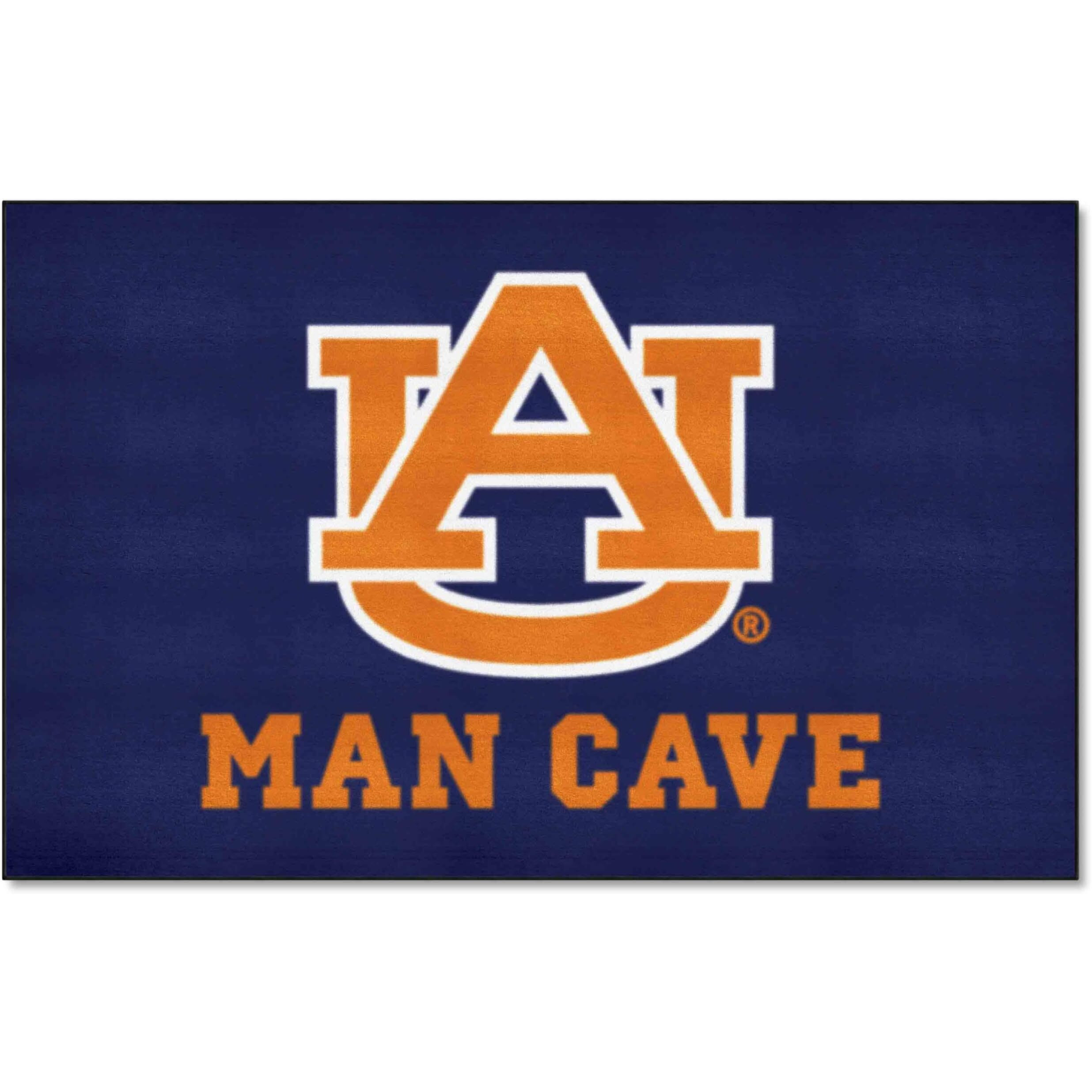 FANMATS 14531 Auburn Tigers Man Cave UltiMat Rug - 5ft. x 8ft. | Sports Fan Area Rug, Home Decor Rug and Tailgating Mat