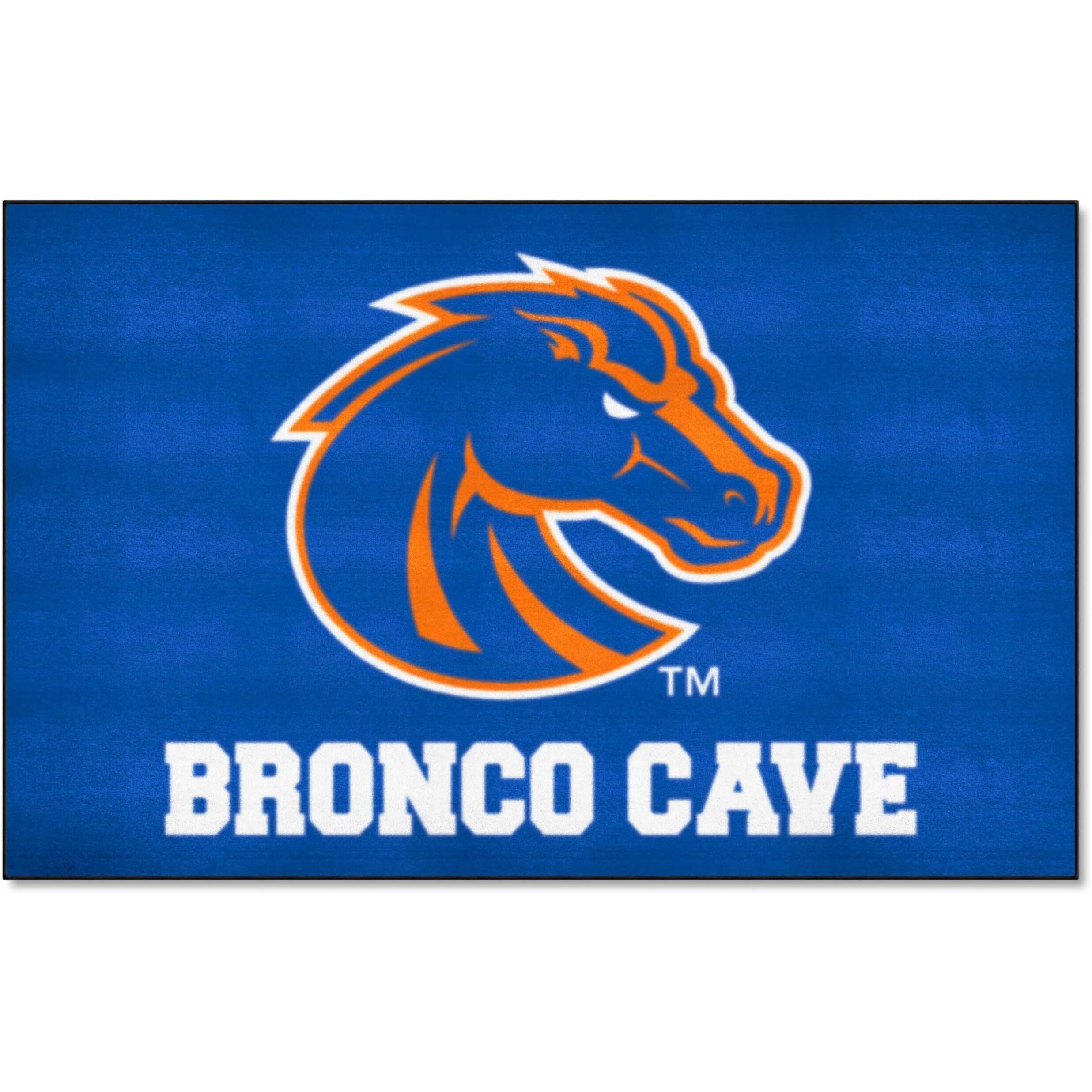 FANMATS 14535 Boise State Broncos Man Cave UltiMat Rug - 5ft. x 8ft. | Sports Fan Area Rug, Home Decor Rug and Tailgating Mat