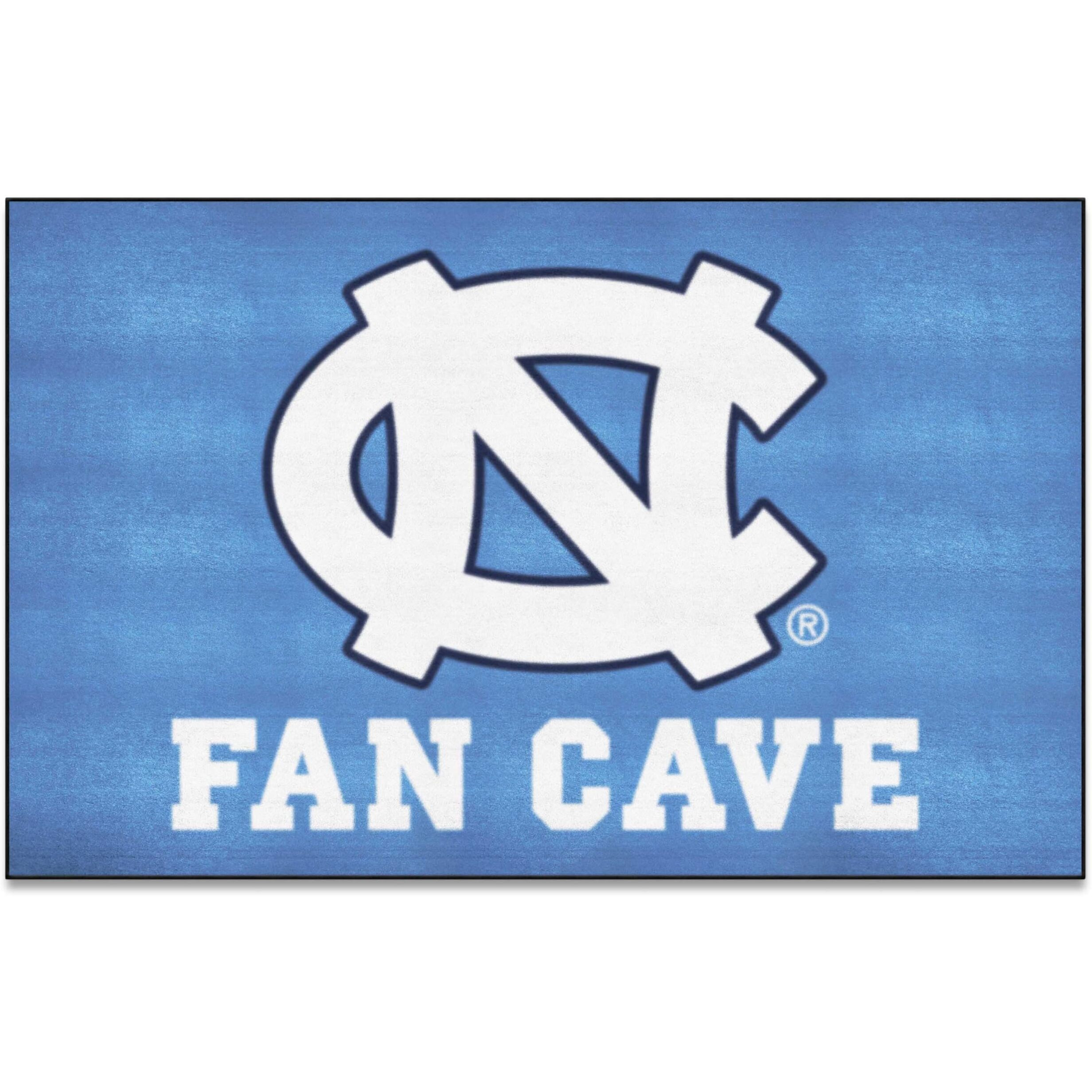 FANMATS 14622 North Carolina Tar Heels Man Cave Tailgater Rug - 5ft. x 6ft. Sports Fan Area Rug, Home Decor Rug and Tailgating Mat