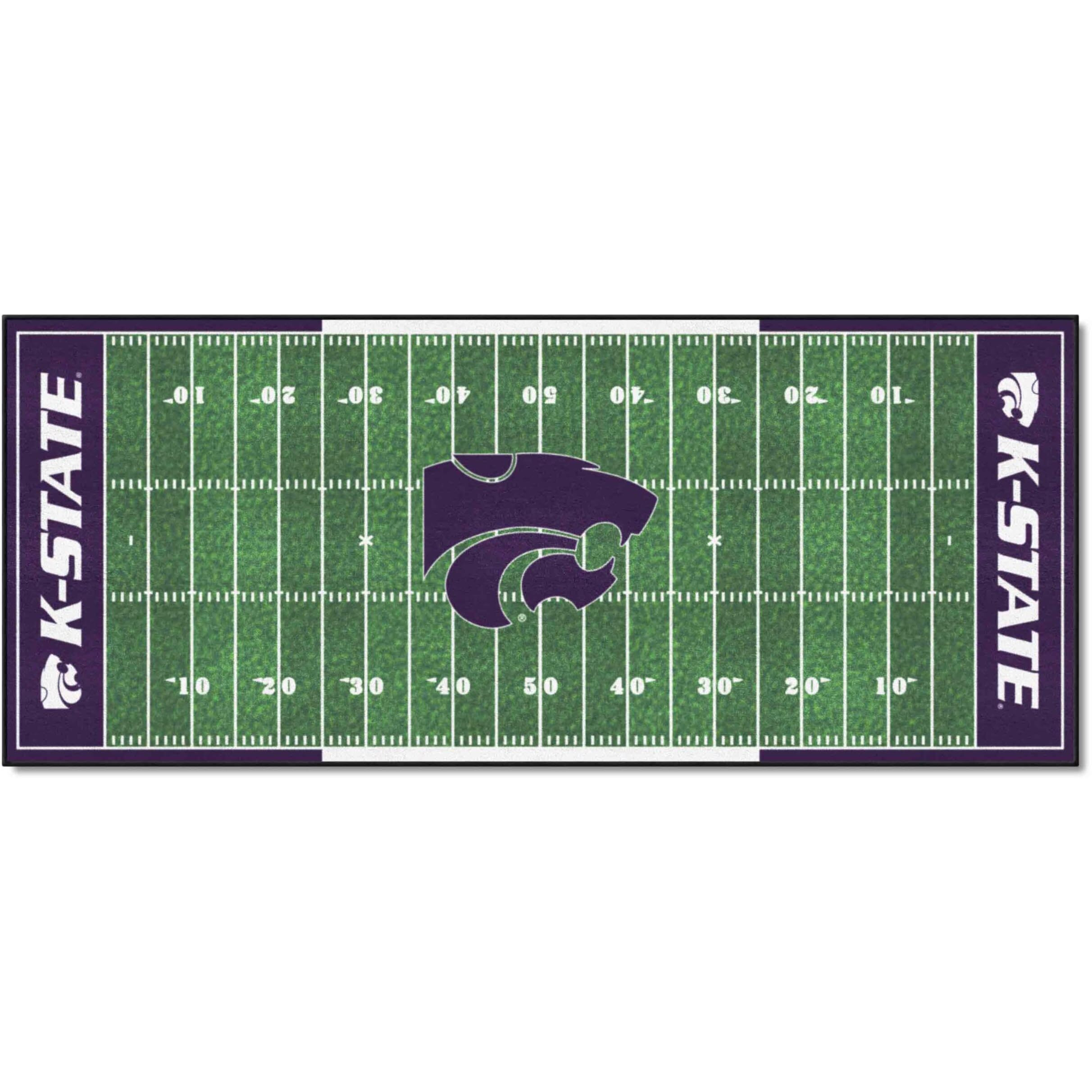 FANMATS 7545 NCAA - Kansas State Wildcats Field Runner Rug - 30in. x 72in.