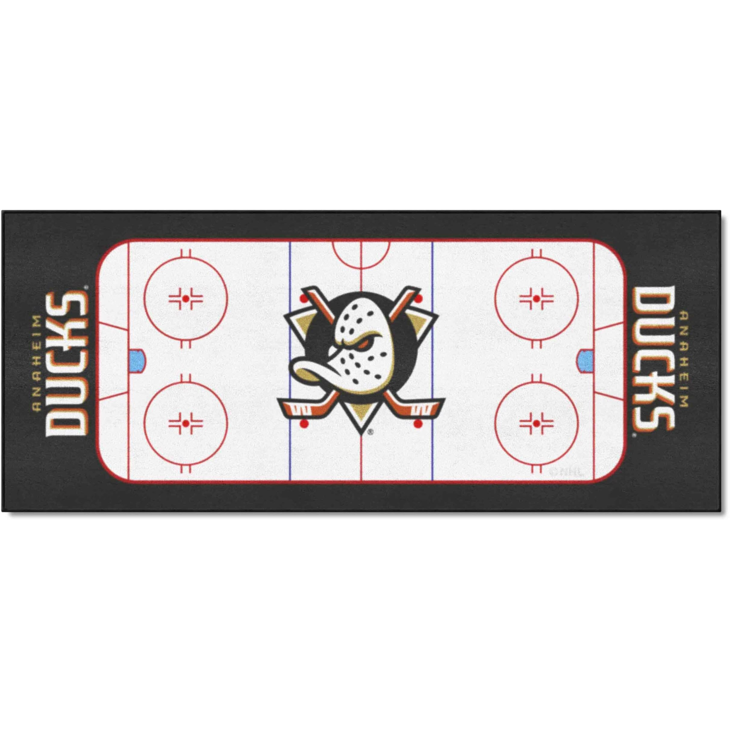 FANMATS 10631 NHL -Anaheim Ducks Rink Runner - 30in. x 72in.