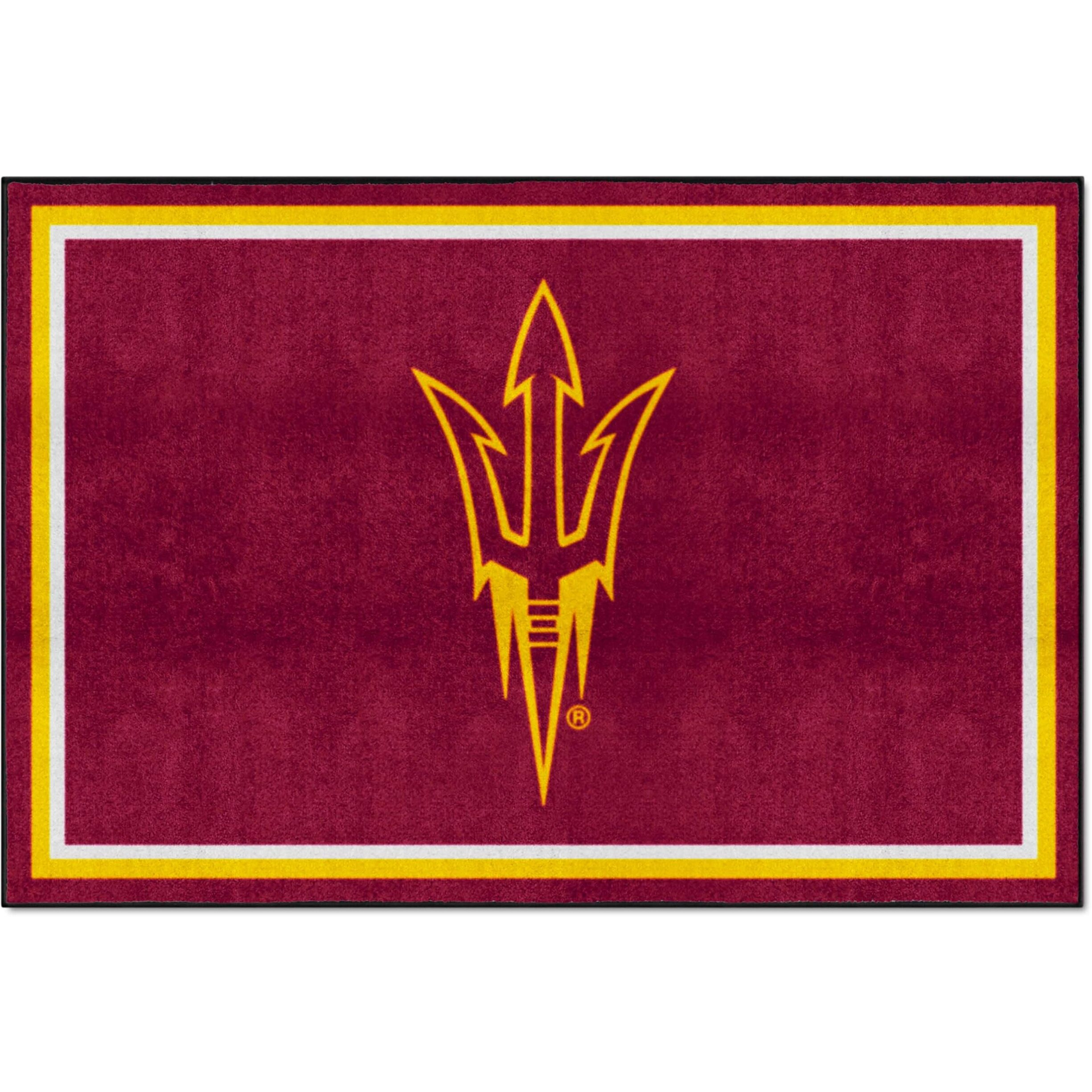 FANMATS 17149 Team Color 59.5  x 88  Rug (Arizona State)