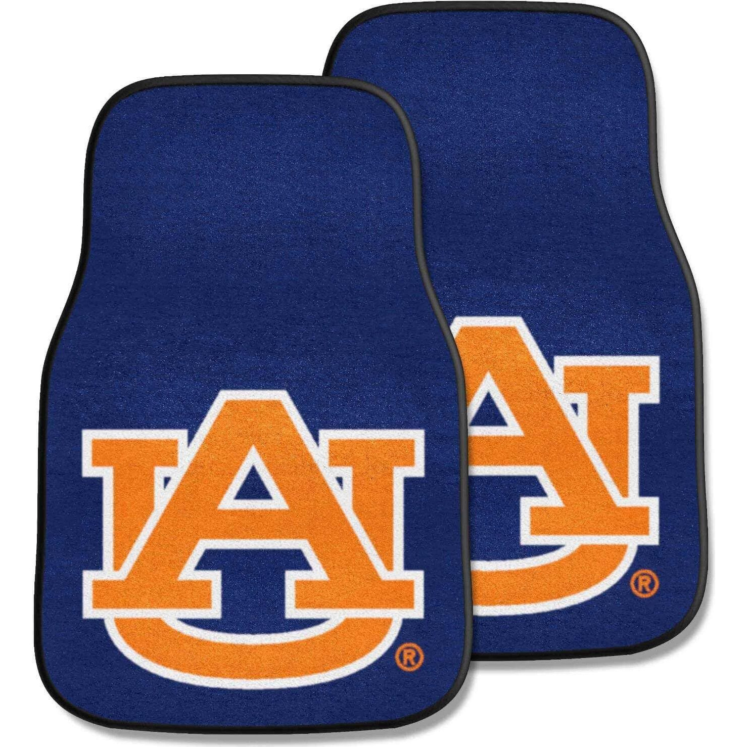 FANMATS Aurburn Tigers 2-Piece Carpeted Car Mats