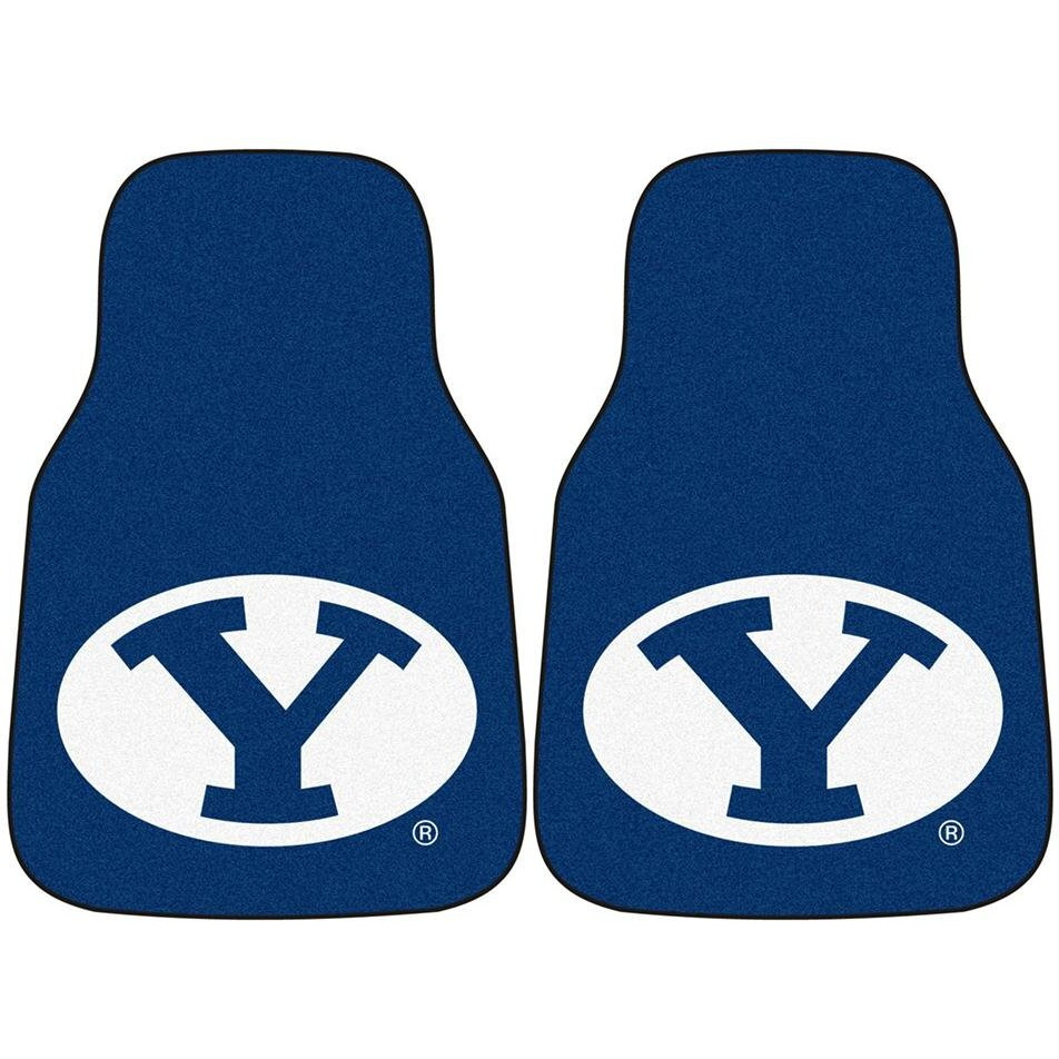 Fan Mats Brigham Young Cougars Ncaa Car Floor Mats (2 Front)