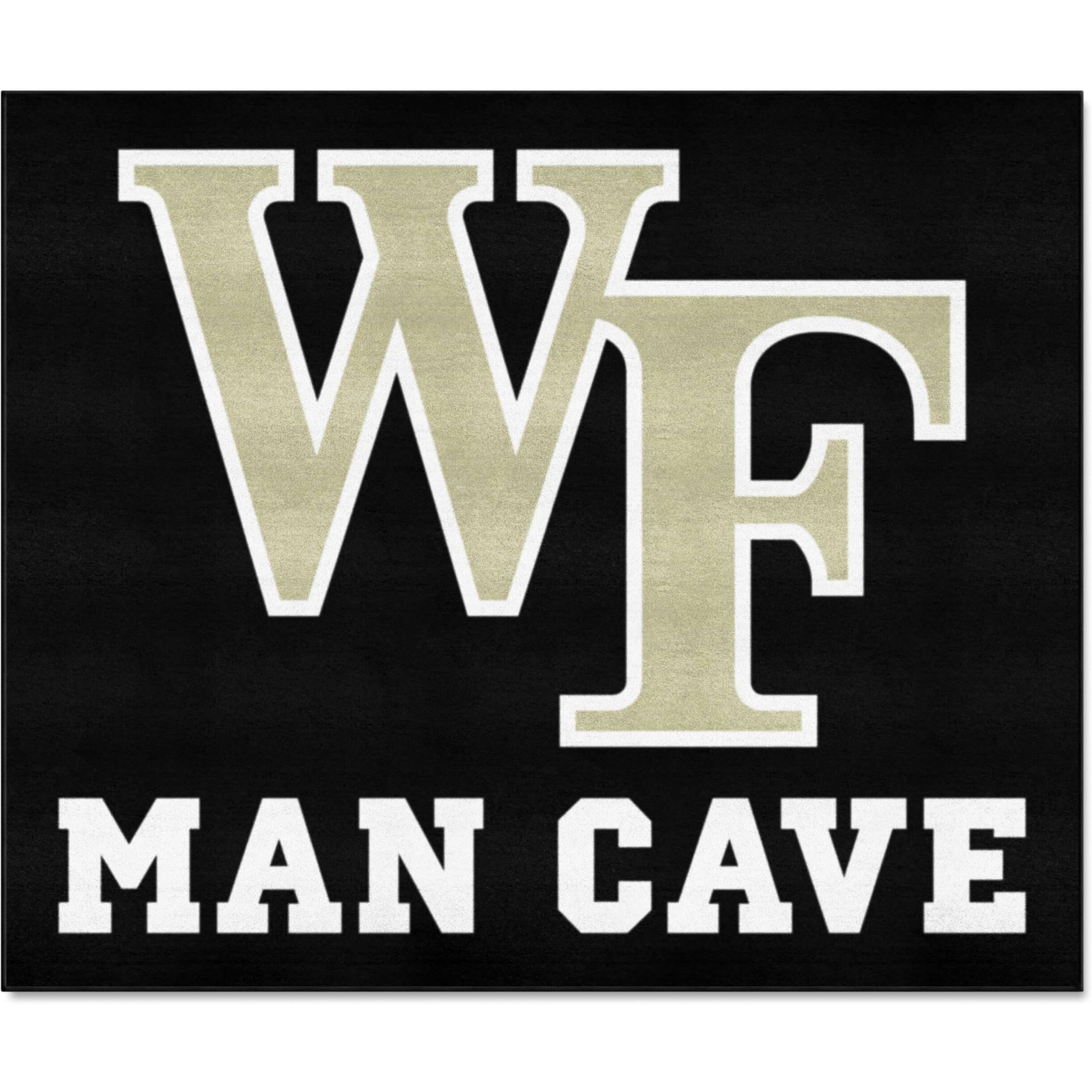 FANMATS 17351 Wake Forest Demon Deacons Man Cave Tailgater Rug - 5ft. x 6ft. Sports Fan Area Rug, Home Decor Rug and Tailgating Mat