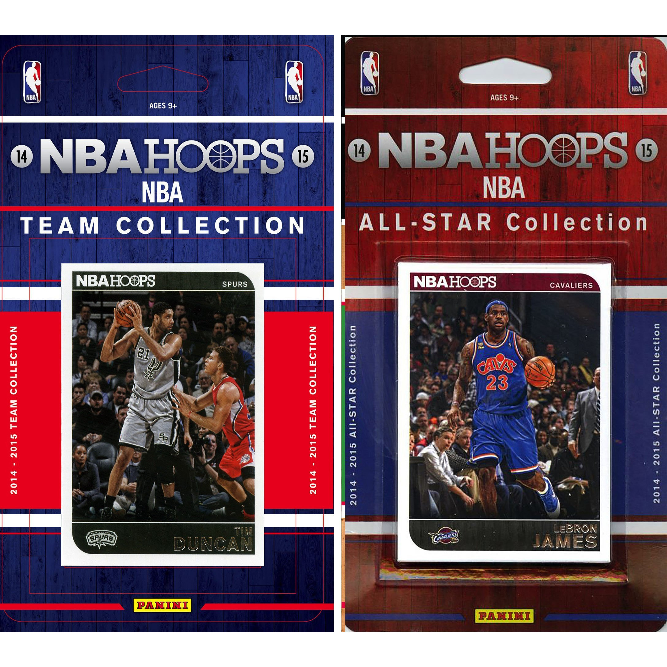 NBA San Antonio Spurs Licensed 2014-15 Hoops Team Plus All-Star Set, Brown, One Size