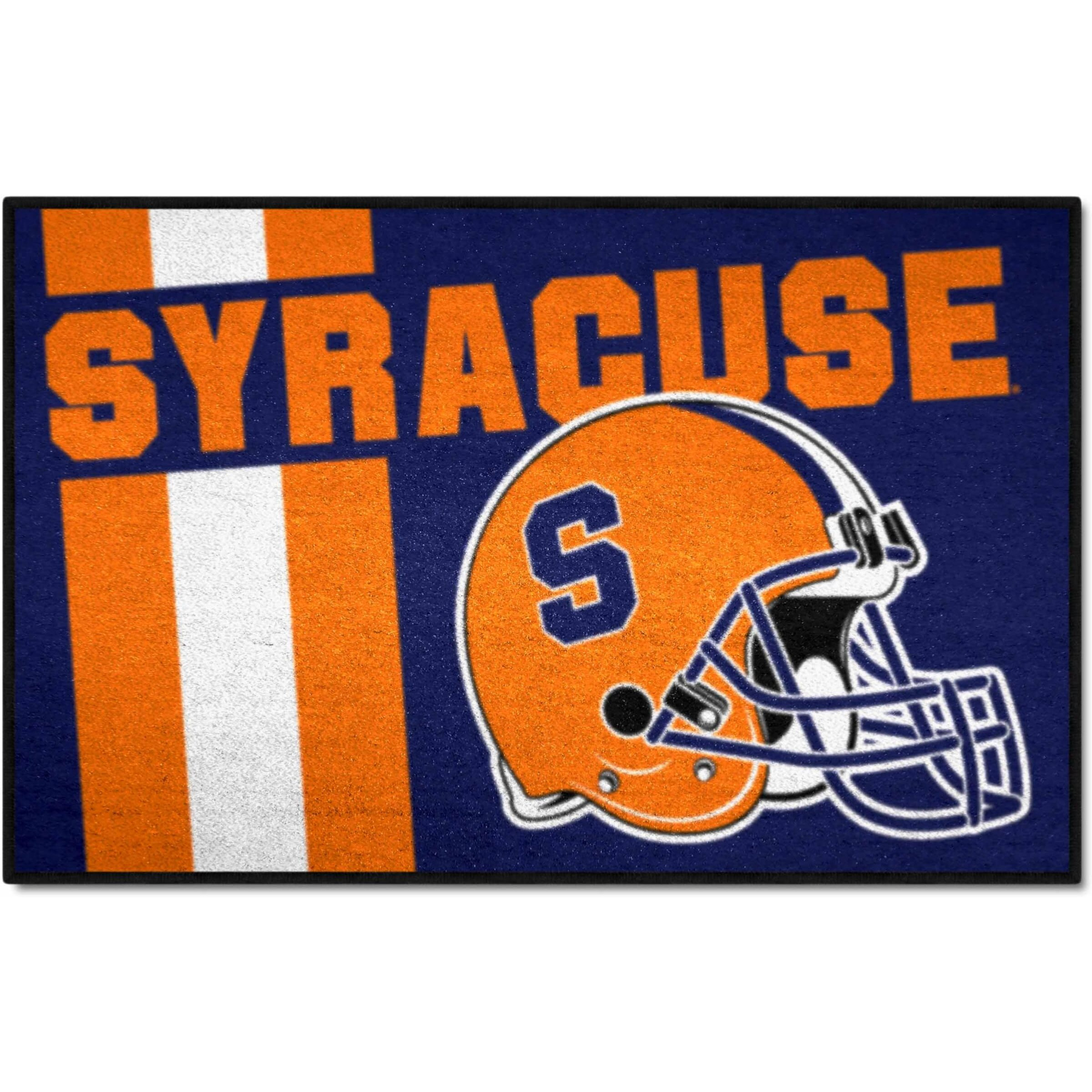 FANMATS 18779 Syracuse Orange Starter Mat Accent Rug - 19in. x 30in. | Sports Fan Home Decor Rug and Tailgating Mat Uniform Design