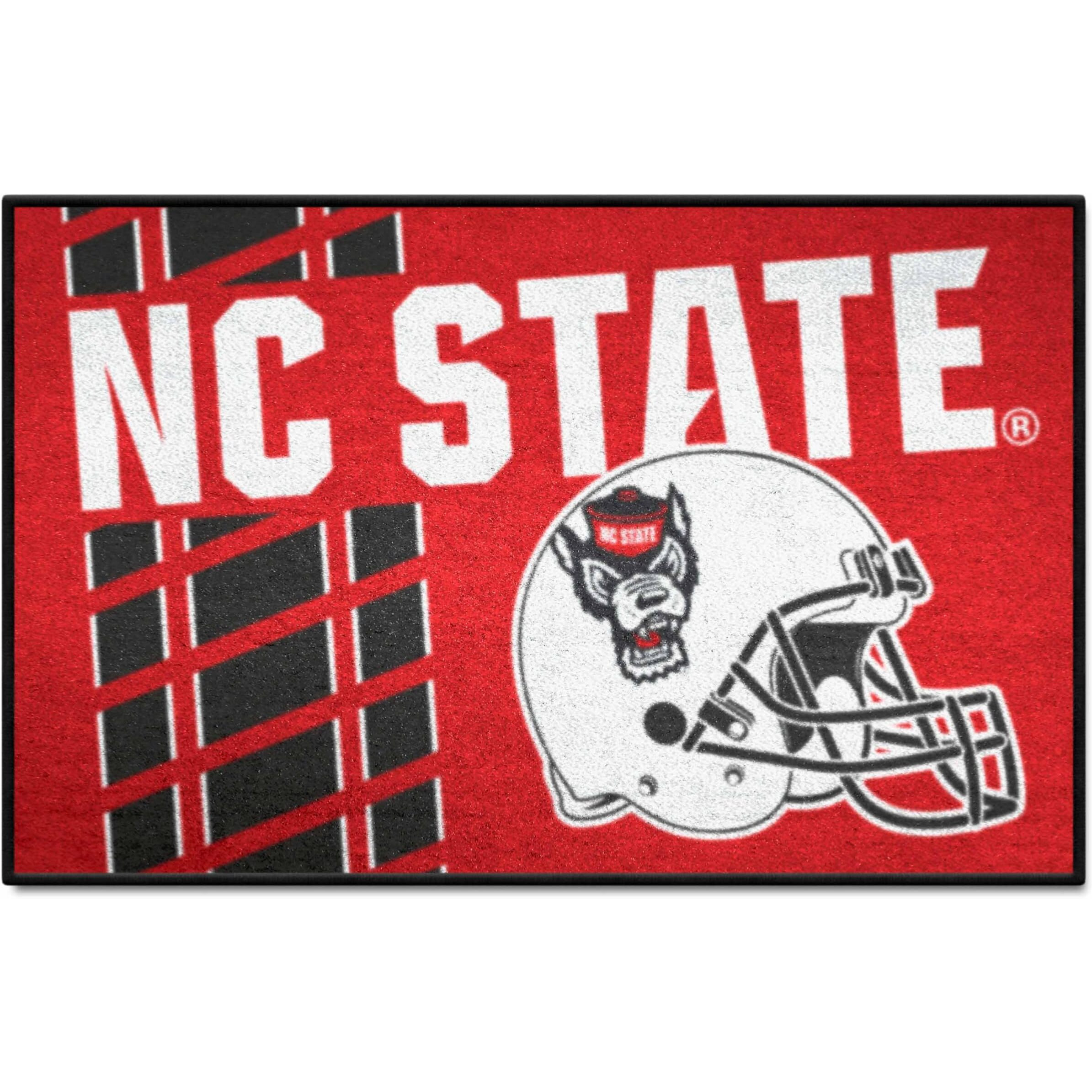 FANMATS 18764 NC State Wolfpack Starter Mat Accent Rug - 19in. x 30in. | Sports Fan Home Decor Rug and Tailgating Mat Uniform Design